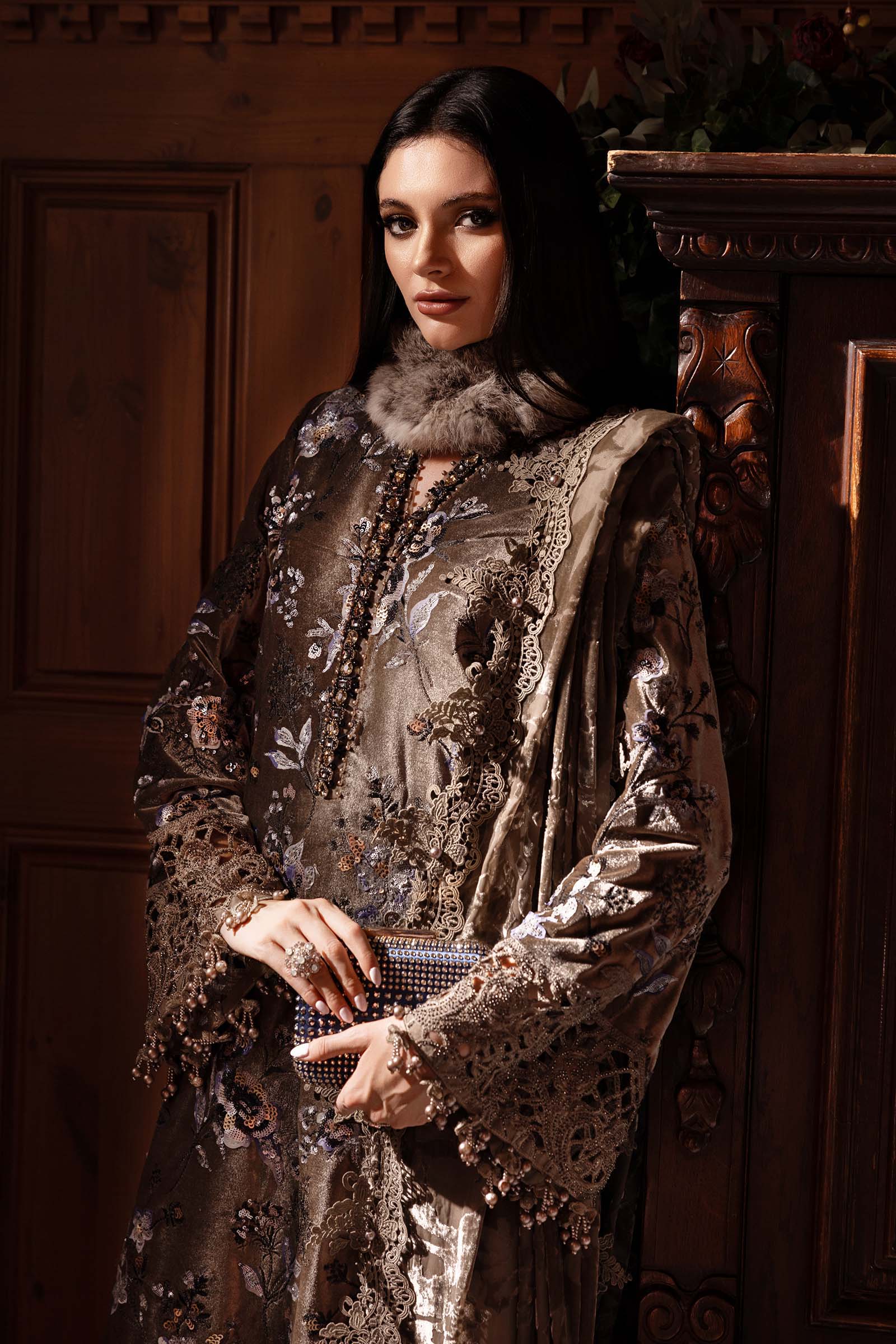 Maria B | Winter Luxe 25 | WL-1303 - Official Maria B stockist in UK - Sakeena London