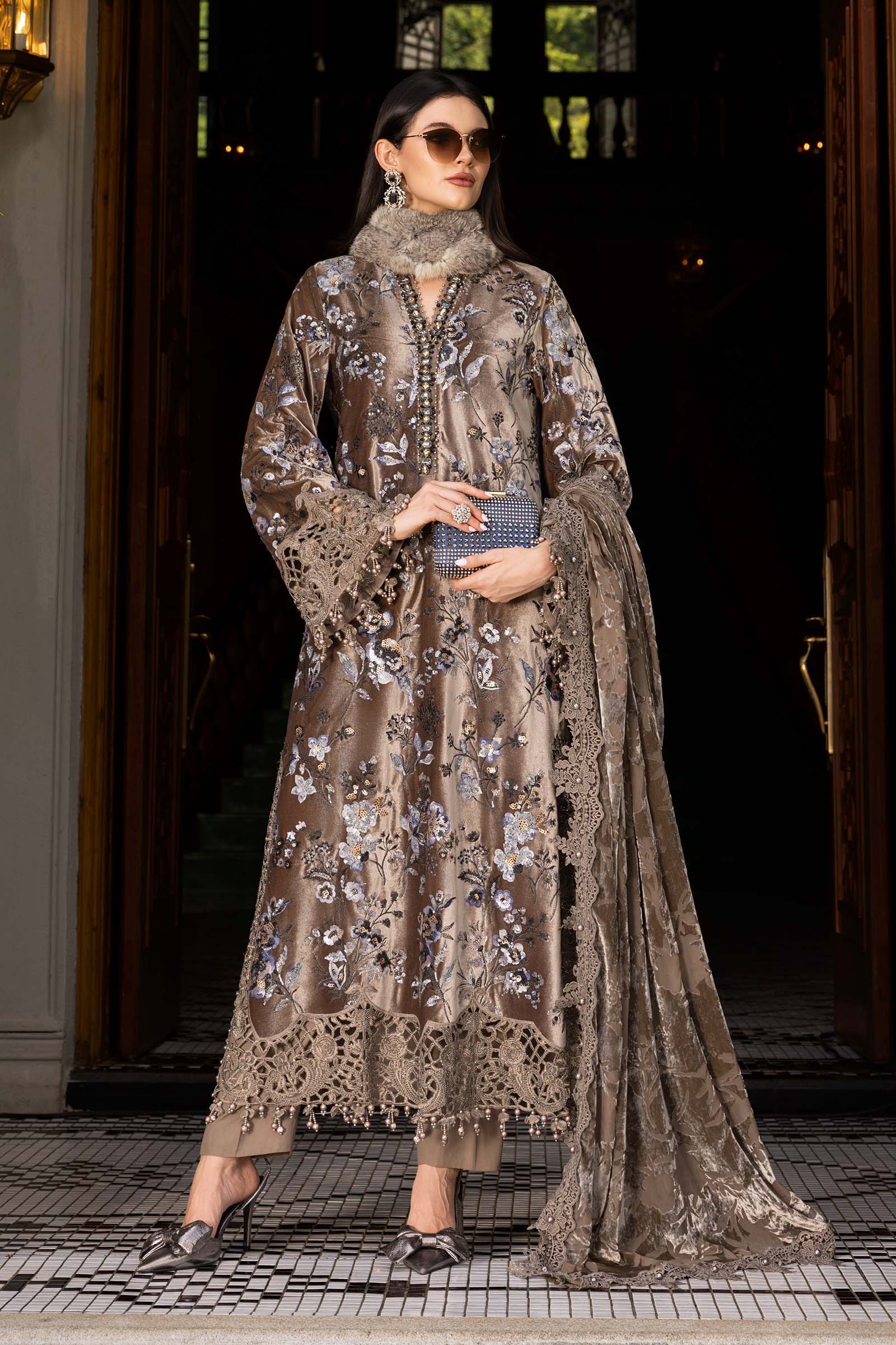 Maria B | Winter Luxe 25 | WL-1303 - Official Maria B stockist in UK - Sakeena London