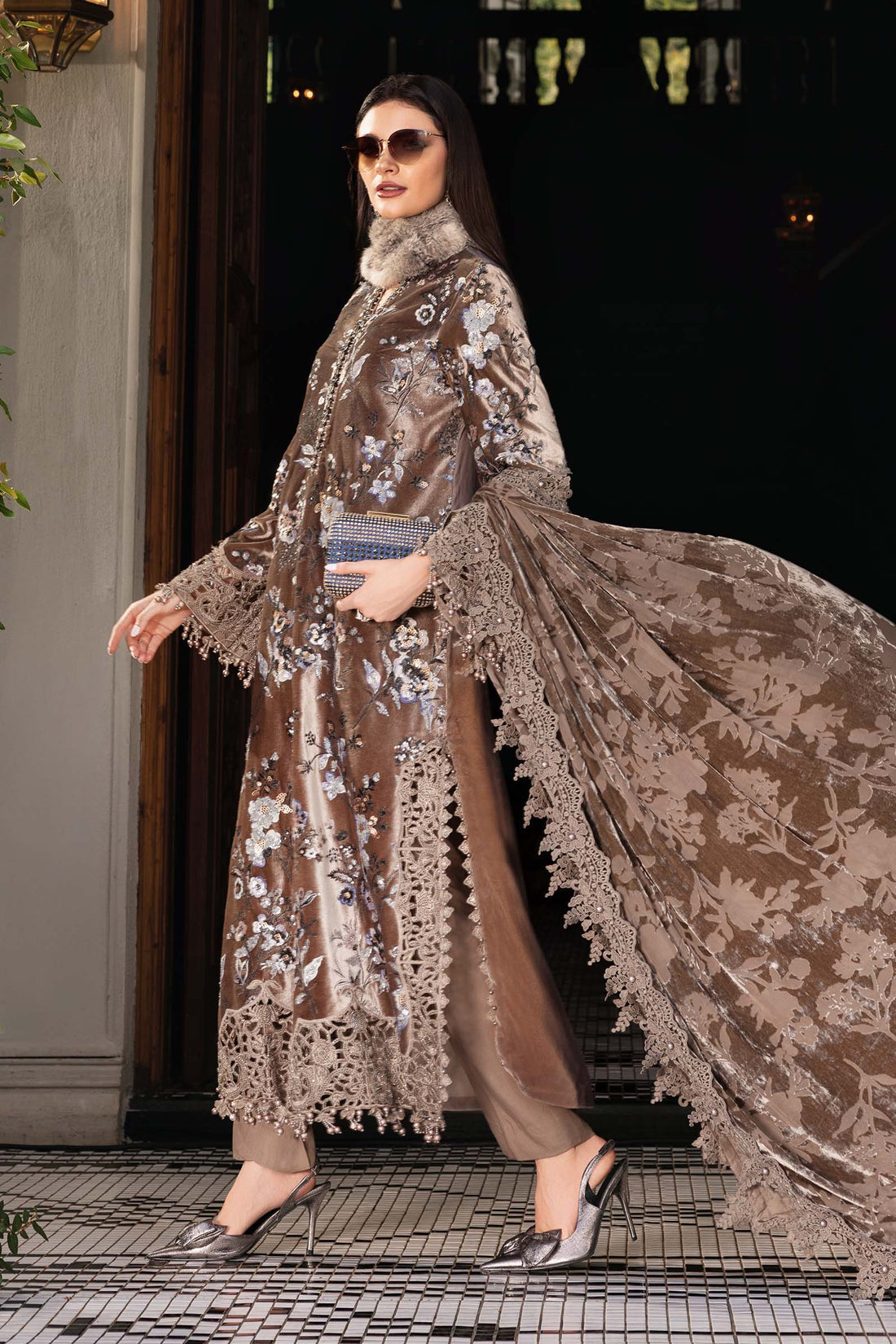 Maria B | Winter Luxe 25 | WL-1303 - Official Maria B stockist in UK - Sakeena London