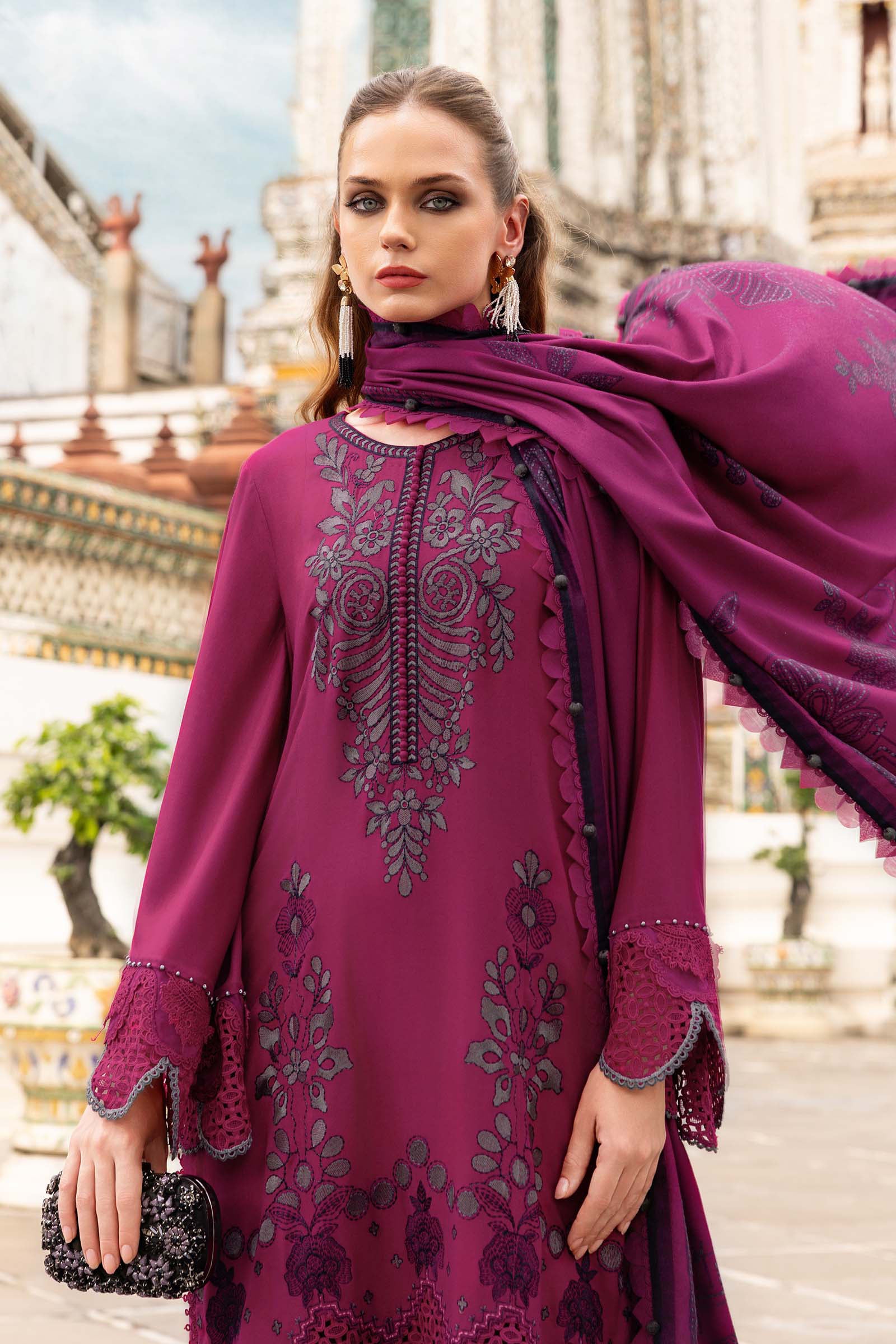 Maria B | M Prints Winter 25 | MPT-2804-B - Official Maria B stockist in UK - Sakeena London