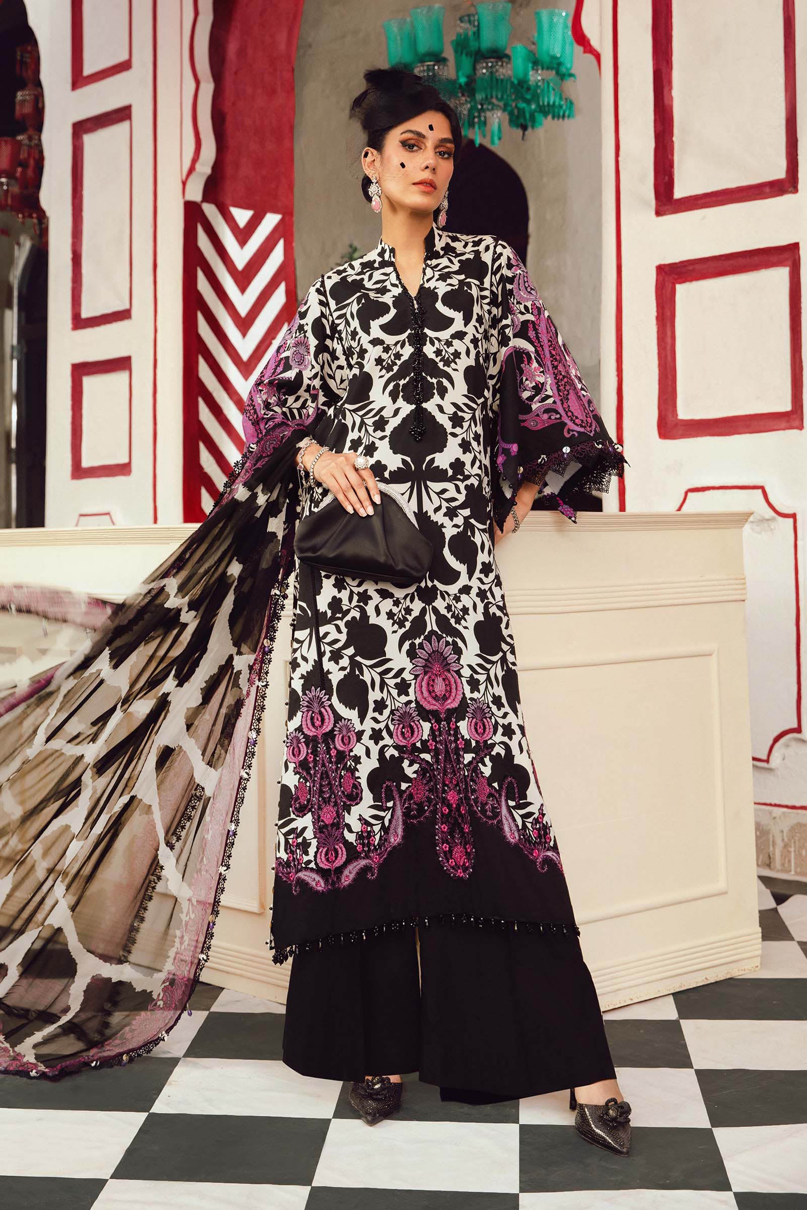 Maria B | M Prints Winter 25 | MPT-2704-B - Official Maria B stockist in UK - Sakeena London
