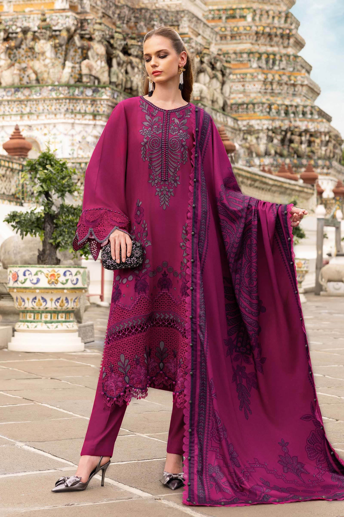 Maria B | M Prints Winter 25 | MPT-2804-B - Official Maria B stockist in UK - Sakeena London