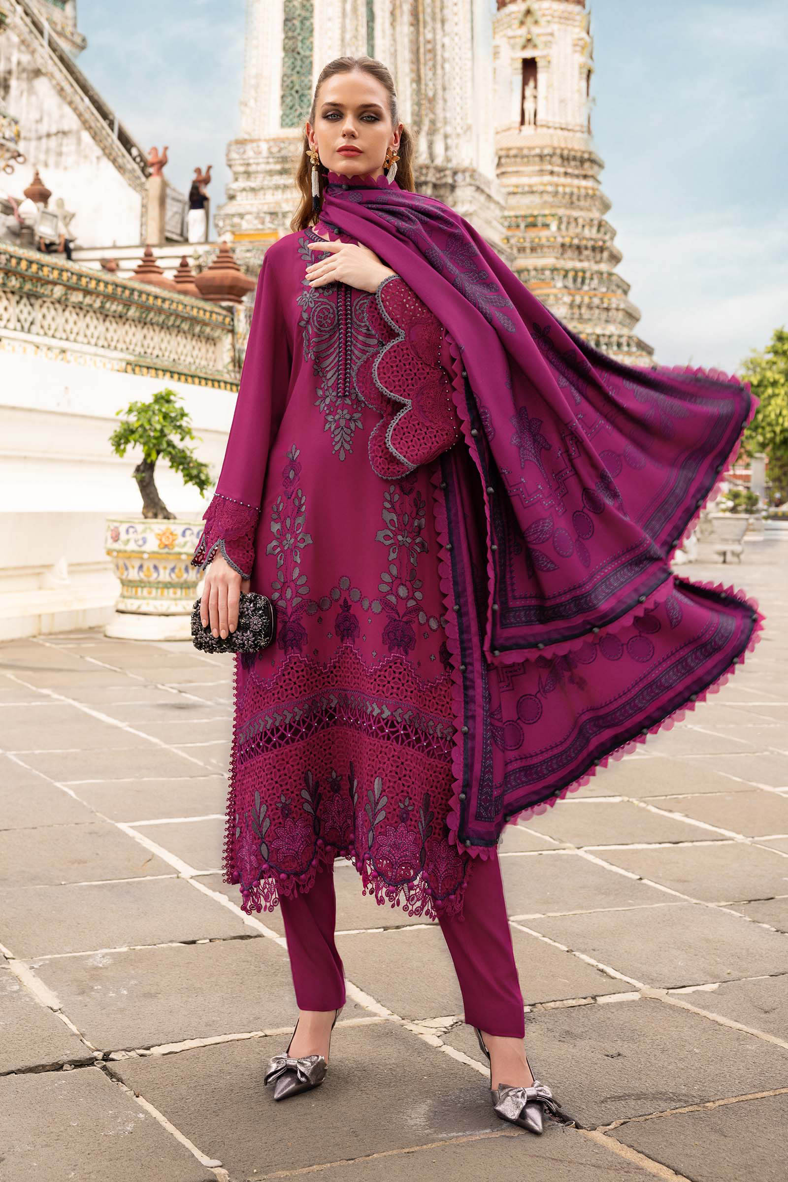 Maria B | M Prints Winter 25 | MPT-2804-B - Official Maria B stockist in UK - Sakeena London