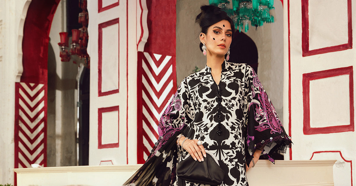 Maria B | M Prints Winter 25 | MPT-2704-B - Official Maria B stockist in UK - Sakeena London