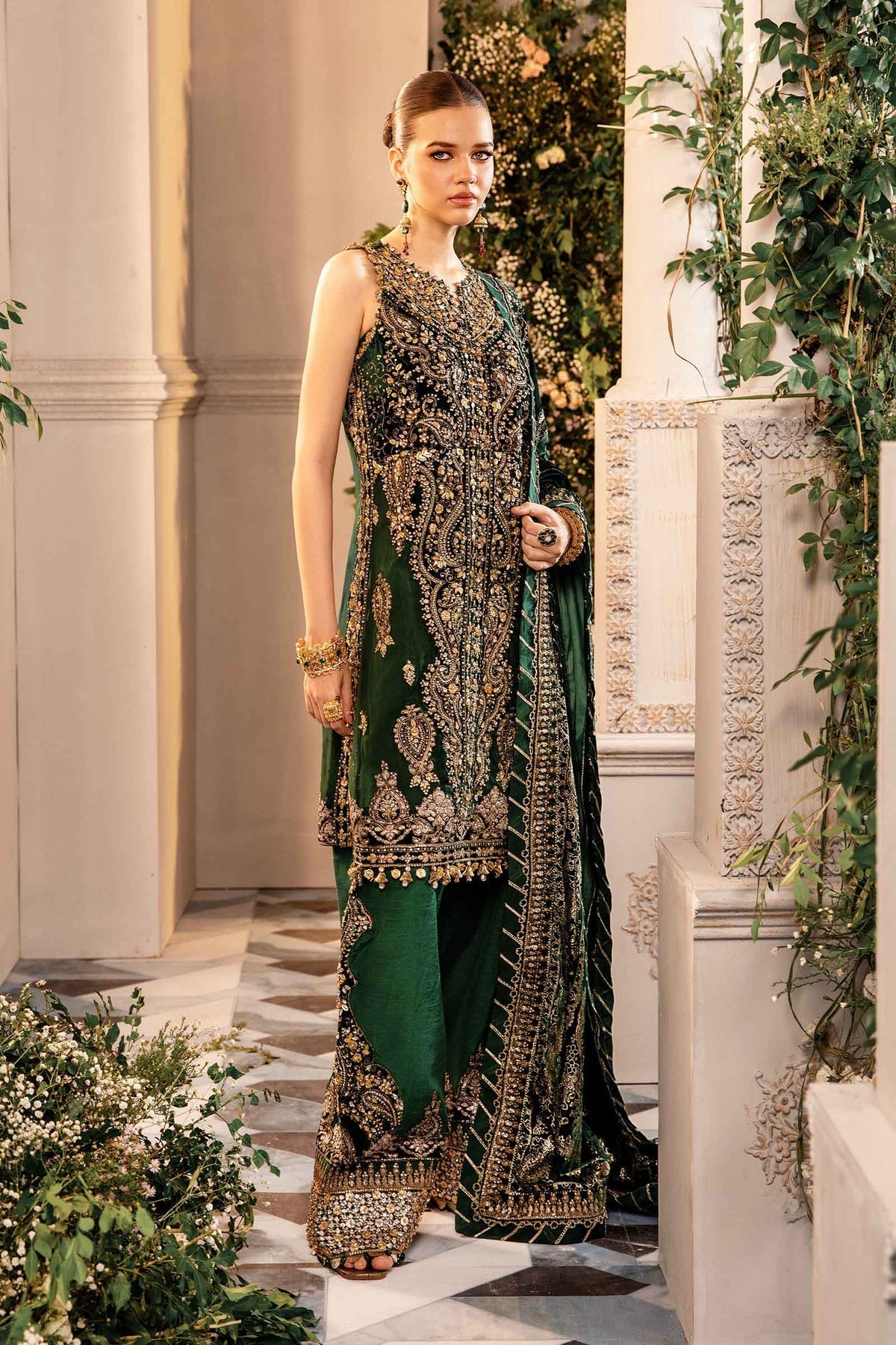 Maria B | Embroidered Formals 24 | Organza Suit | BD-2904 - Official Maria B stockist in UK - Sakeena London
