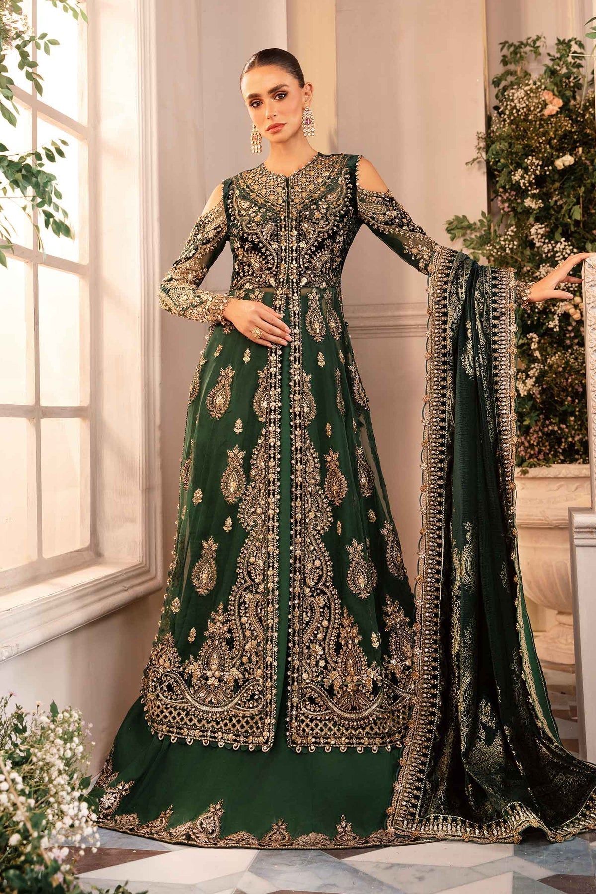 Maria B | Embroidered Formals 24 | Organza Suit | BD-2904 - Official Maria B stockist in UK - Sakeena London