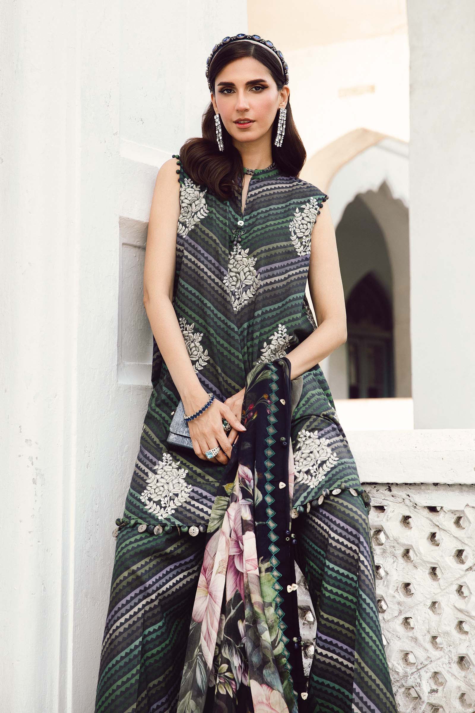 Maria B | M Prints Winter 25 | MPT-2705-A - Official Maria B stockist in UK - Sakeena London