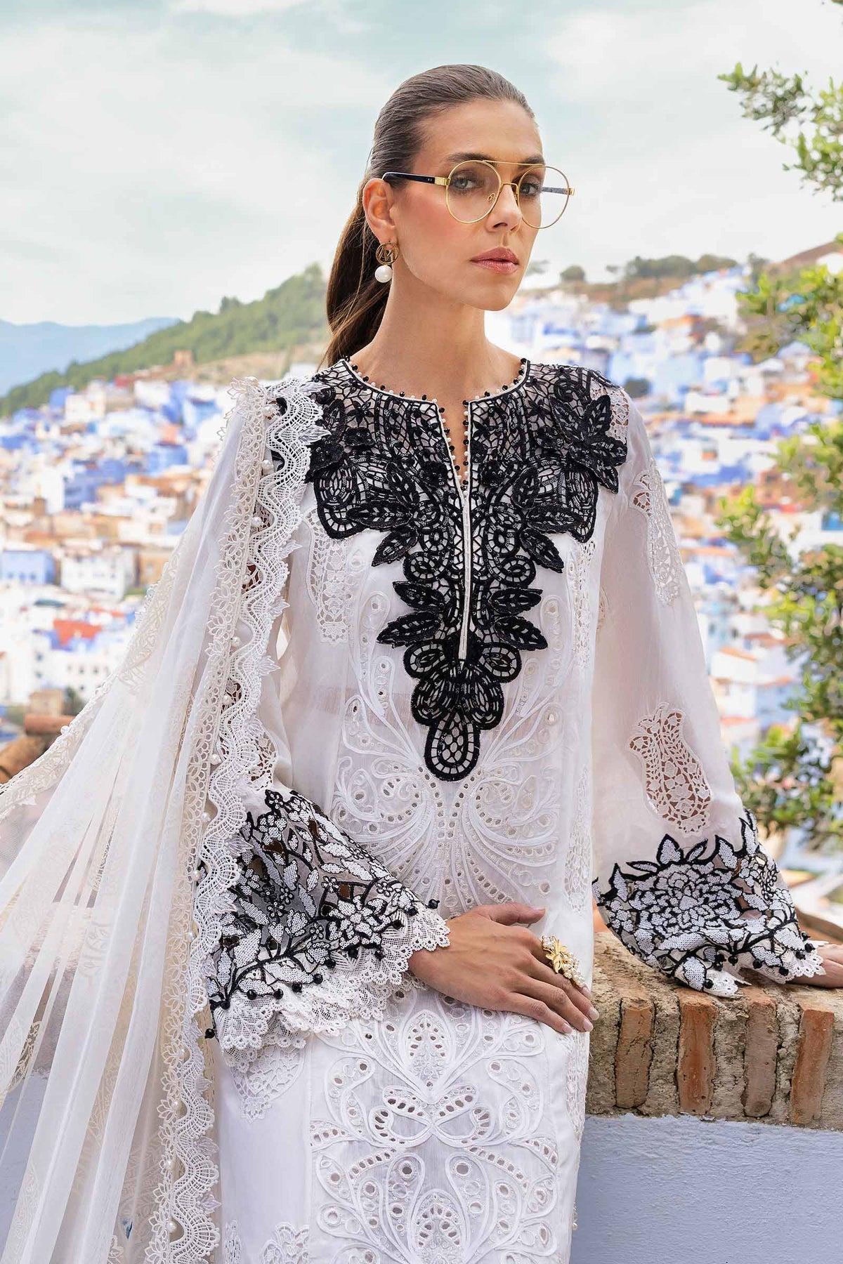 Maria B | Luxury Lawn 25 | D-2505-A - Official Maria B stockist in UK - Sakeena London
