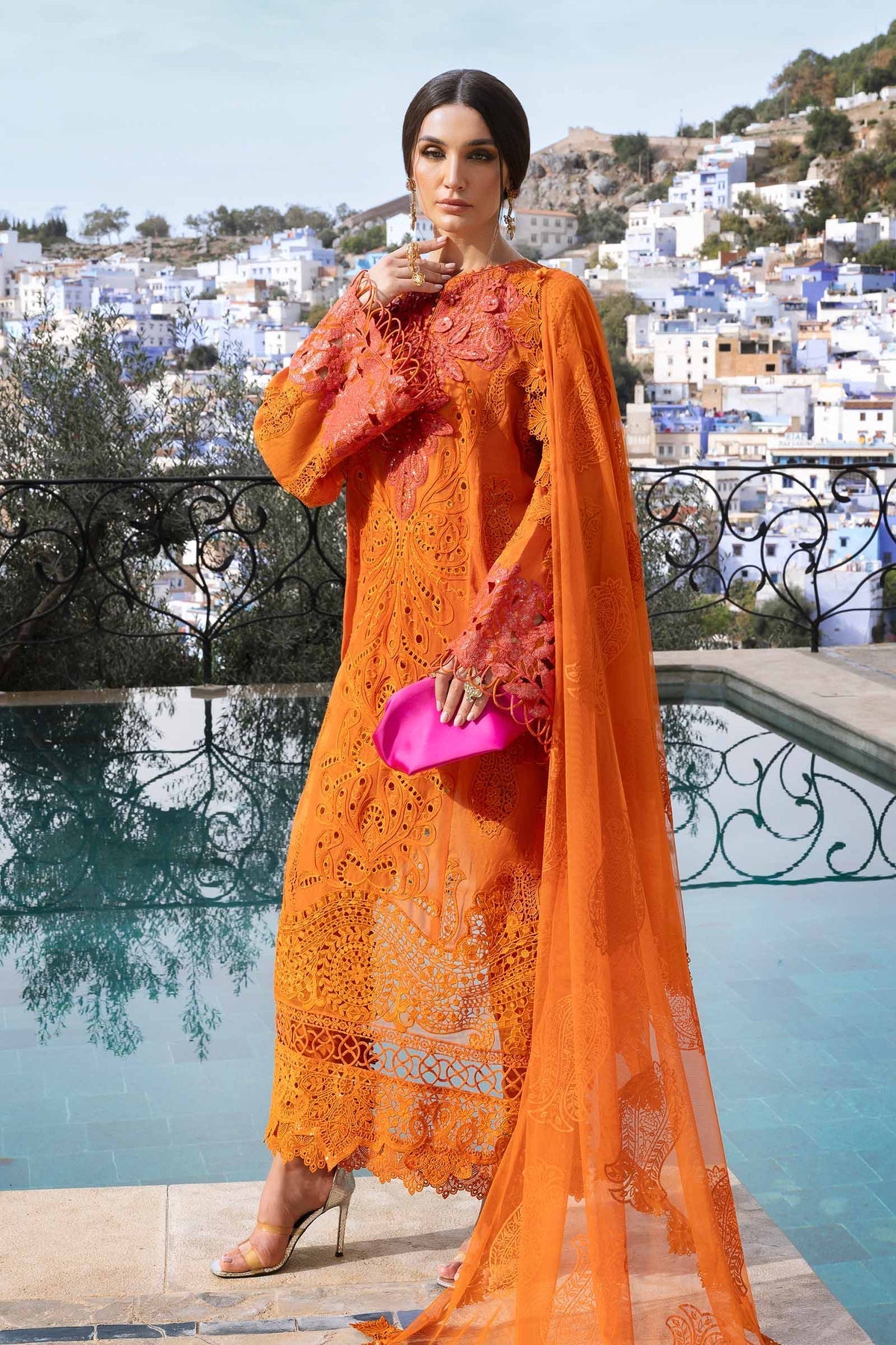 Maria B | Luxury Lawn 25 | D-2505-B - Official Maria B stockist in UK - Sakeena London
