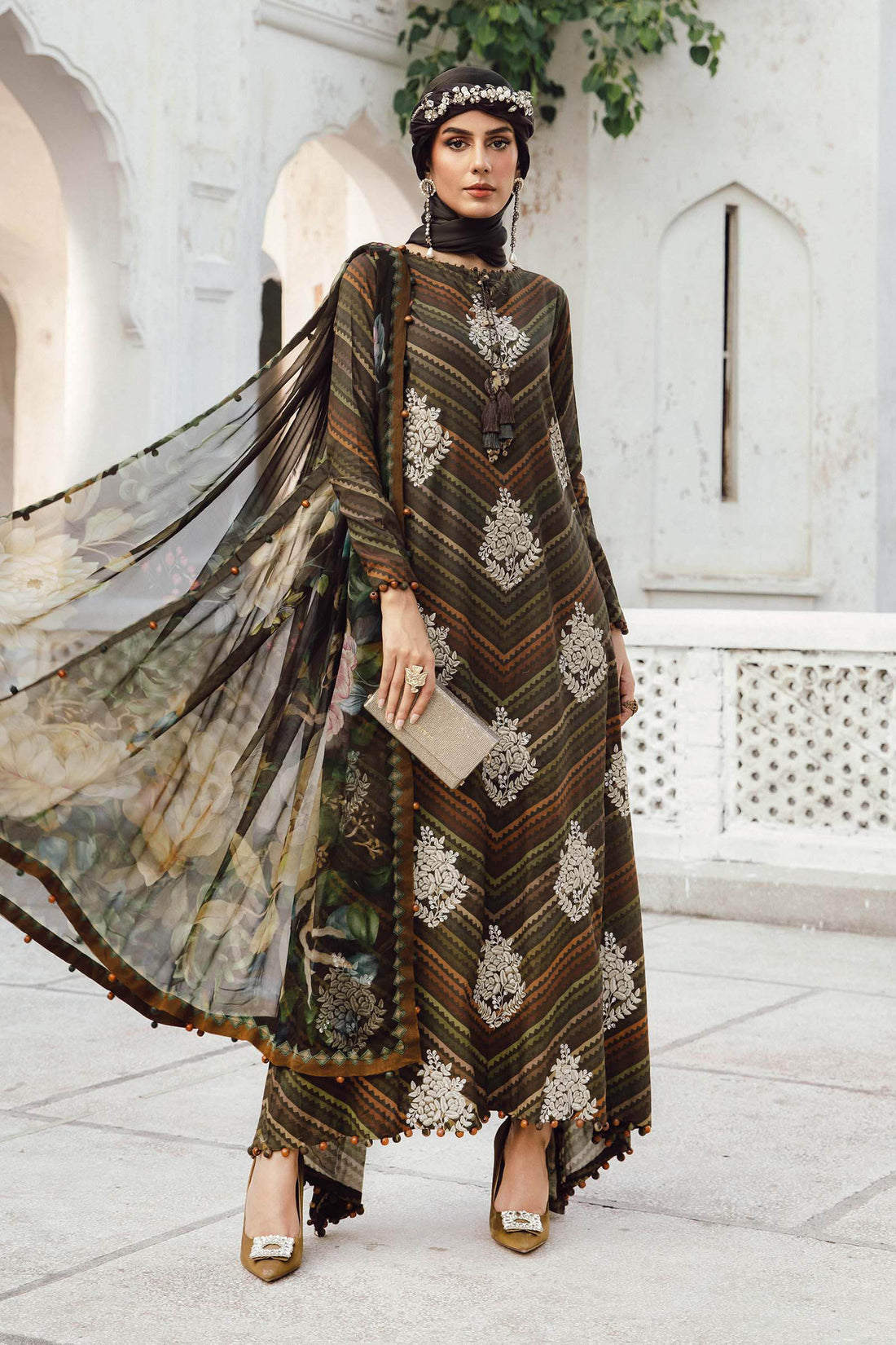 Maria B | M Prints Winter 25 | MPT-2705-B - Official Maria B stockist in UK - Sakeena London