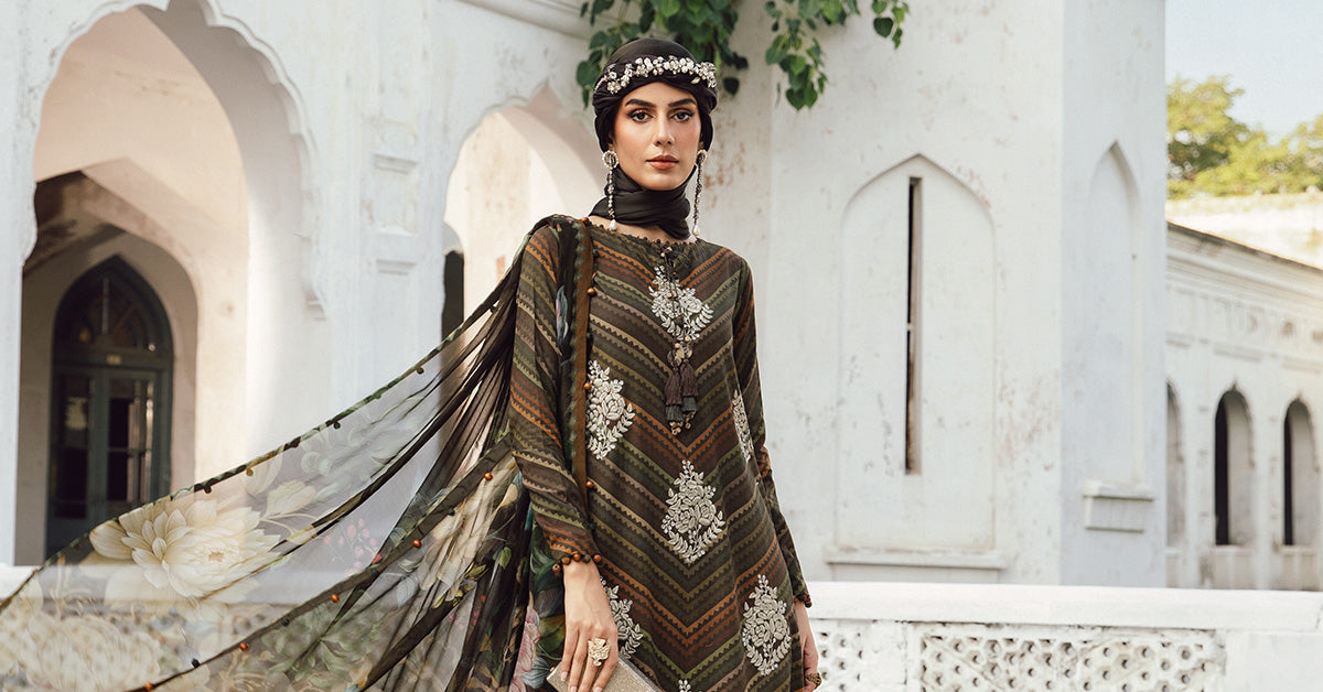 Maria B | M Prints Winter 25 | MPT-2705-B - Official Maria B stockist in UK - Sakeena London