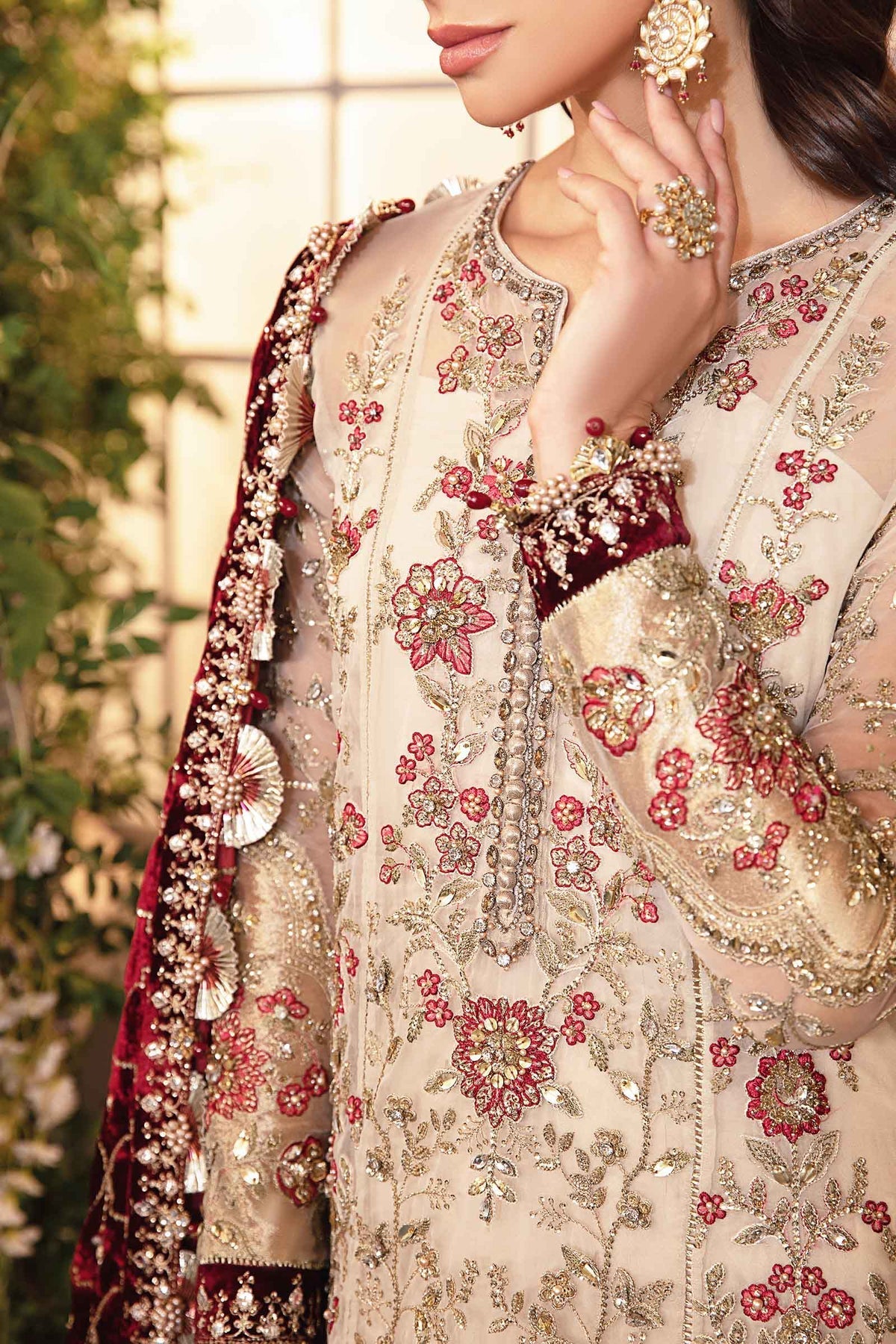 Maria B | Embroidered Formals 24 | Organza Suit | BD-2905 - Official Maria B stockist in UK - Sakeena London