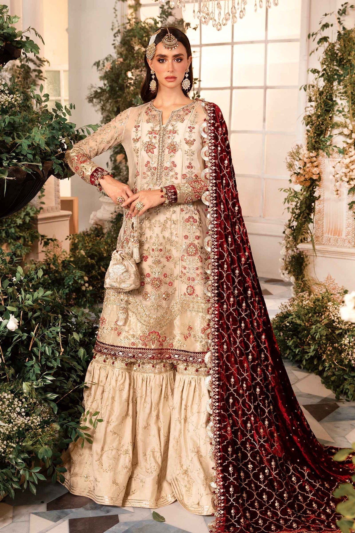 Maria B | Embroidered Formals 24 | Organza Suit | BD-2905 - Official Maria B stockist in UK - Sakeena London