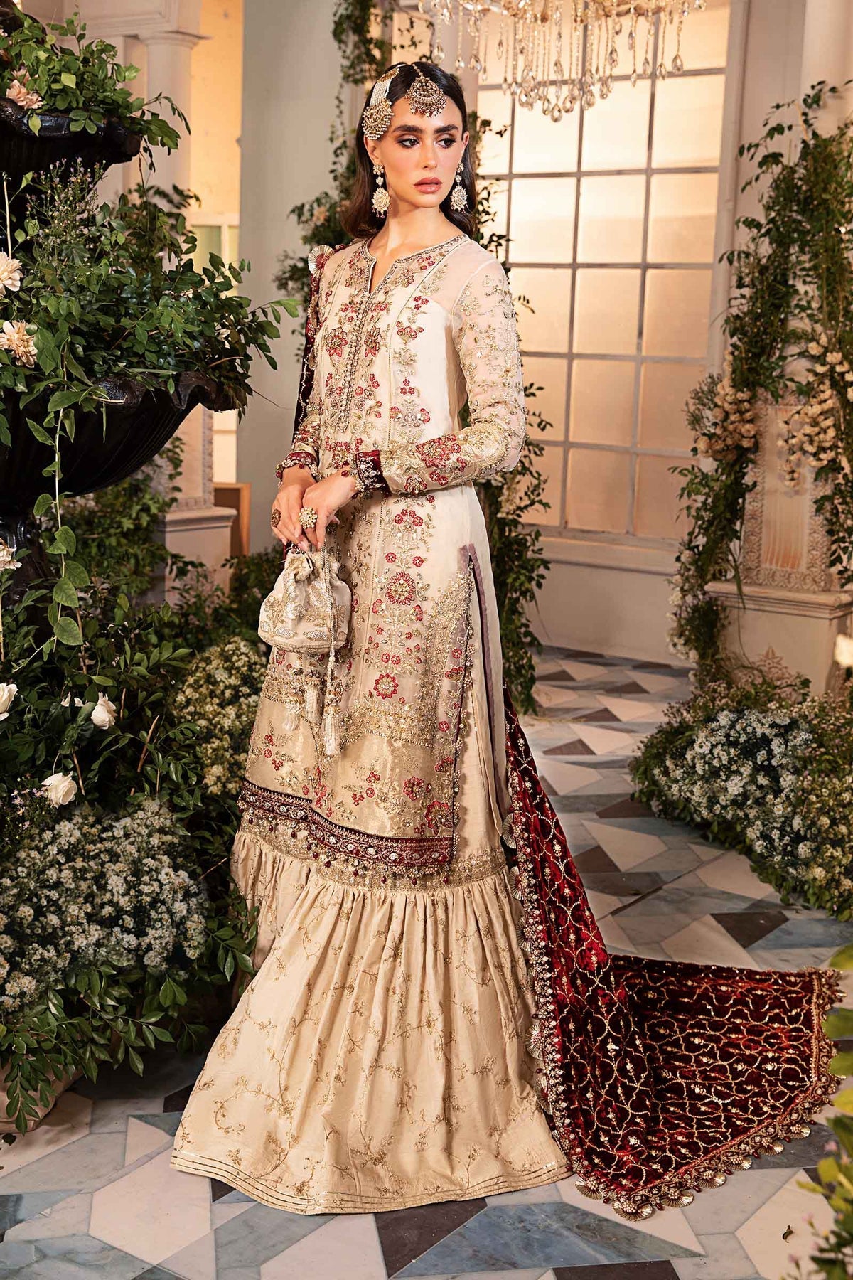 Maria B | Embroidered Formals 24 | Organza Suit | BD-2905 - Official Maria B stockist in UK - Sakeena London