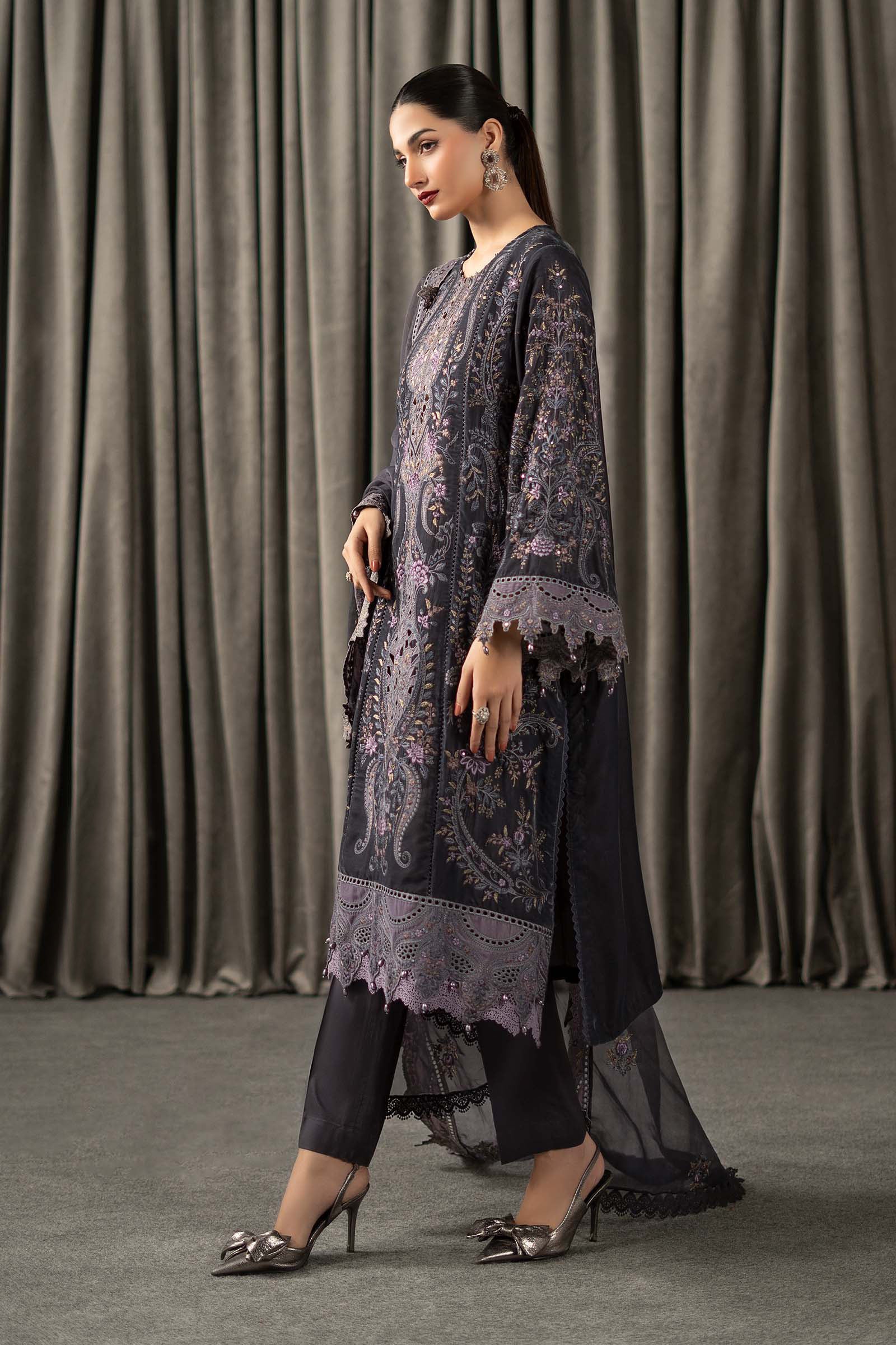 Maria B | Winter Luxe Pret 25 | WLS-1305 - Official Maria B stockist in UK - Sakeena London