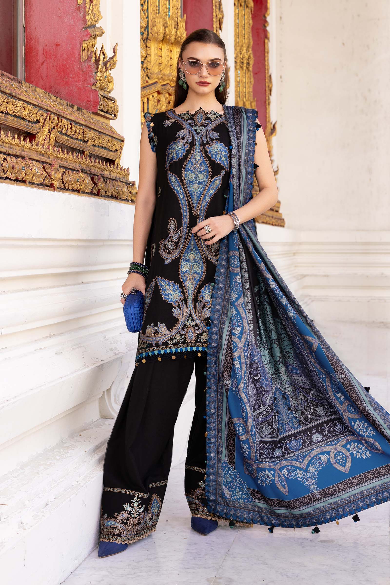 Prints Winter 25 |MPT-2806-B - Official Maria B stockist in UK - Sakeena London