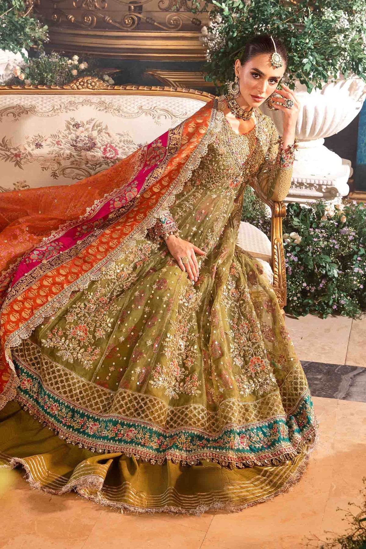 Maria B | Embroidered Formals 24 | Organza Suit | BD-2906 - Official Maria B stockist in UK - Sakeena London