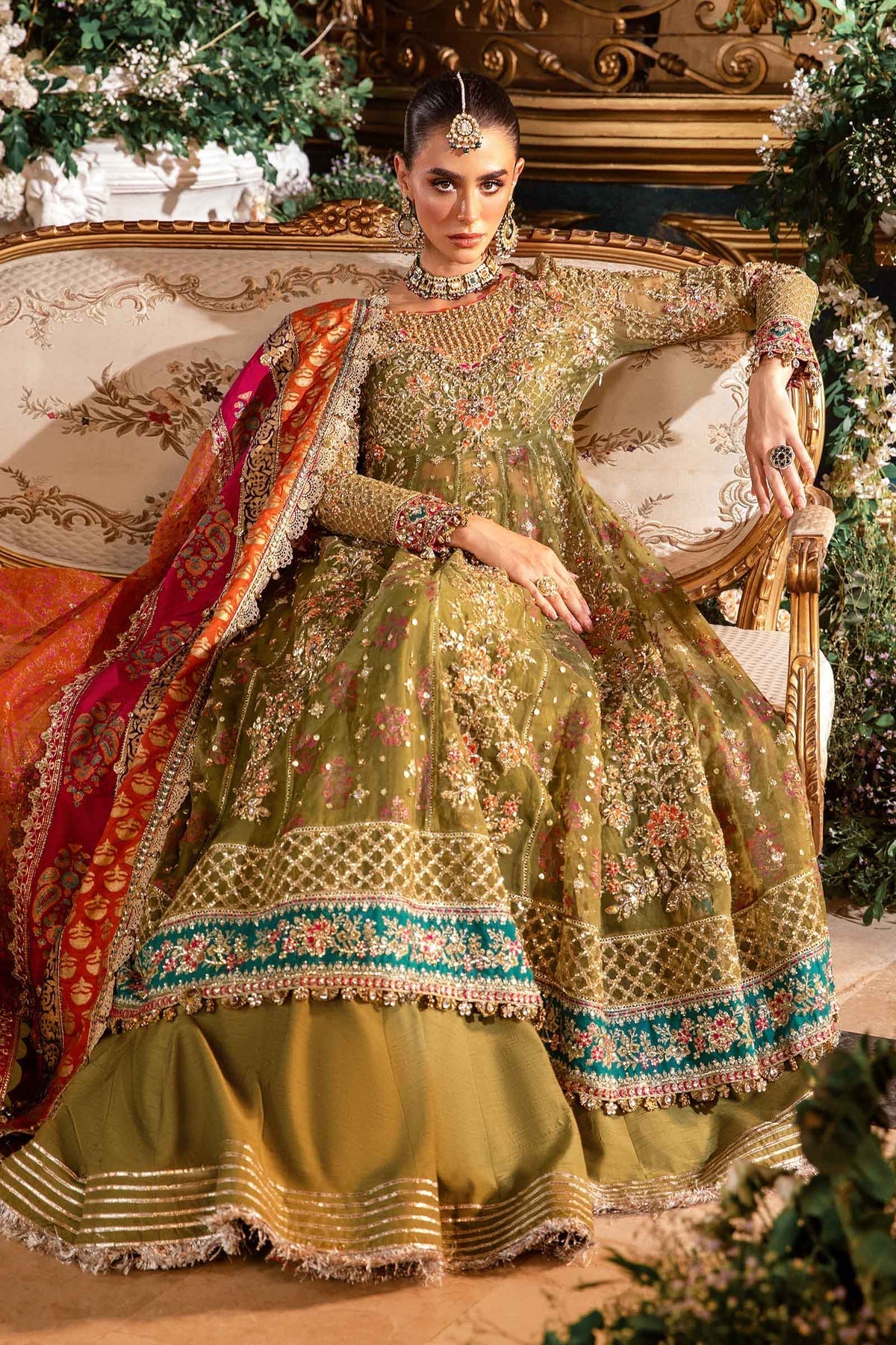 Maria B | Embroidered Formals 24 | Organza Suit | BD-2906 - Official Maria B stockist in UK - Sakeena London