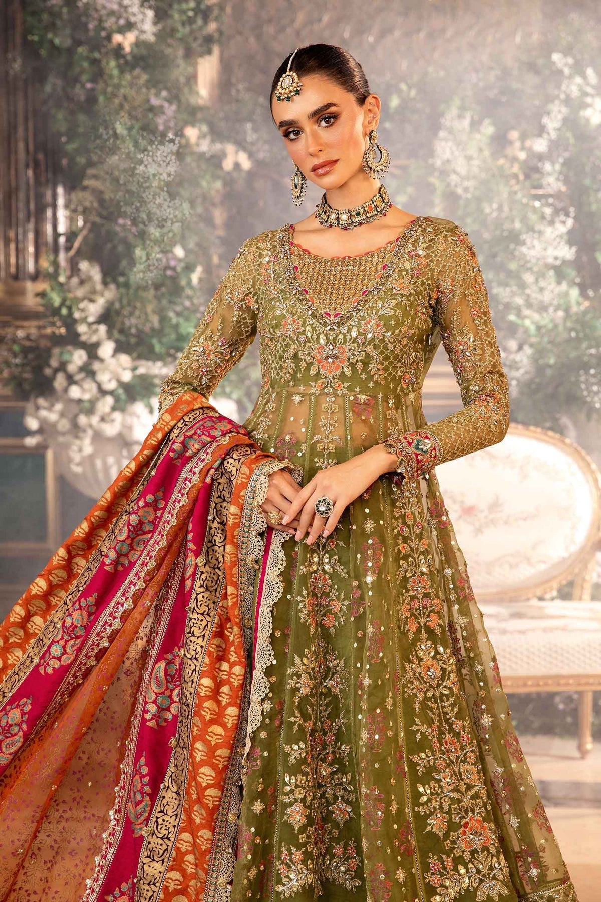 Maria B | Embroidered Formals 24 | Organza Suit | BD-2906 - Official Maria B stockist in UK - Sakeena London