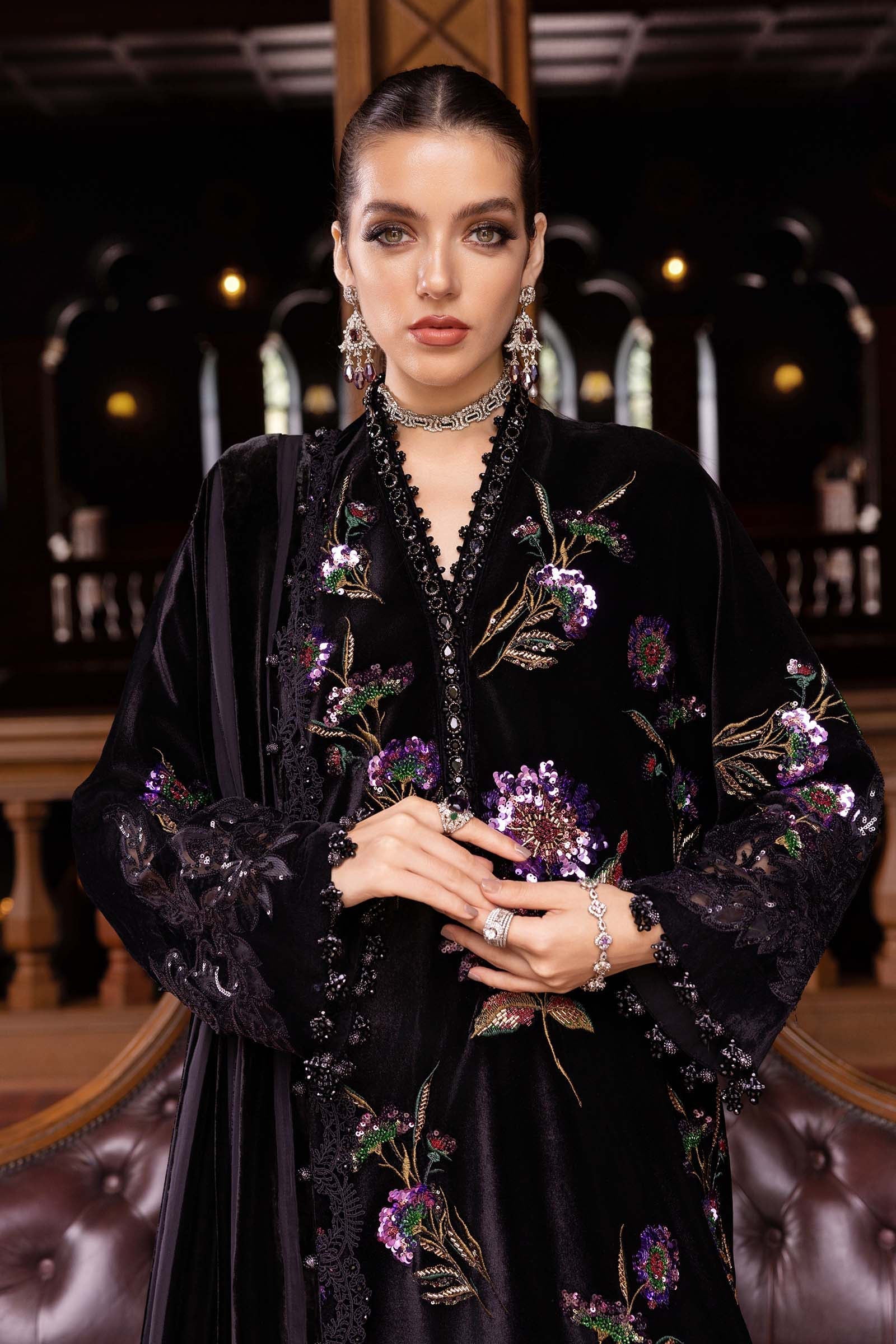 Maria B | Winter Luxe 25 | WL-1306 - Official Maria B stockist in UK - Sakeena London