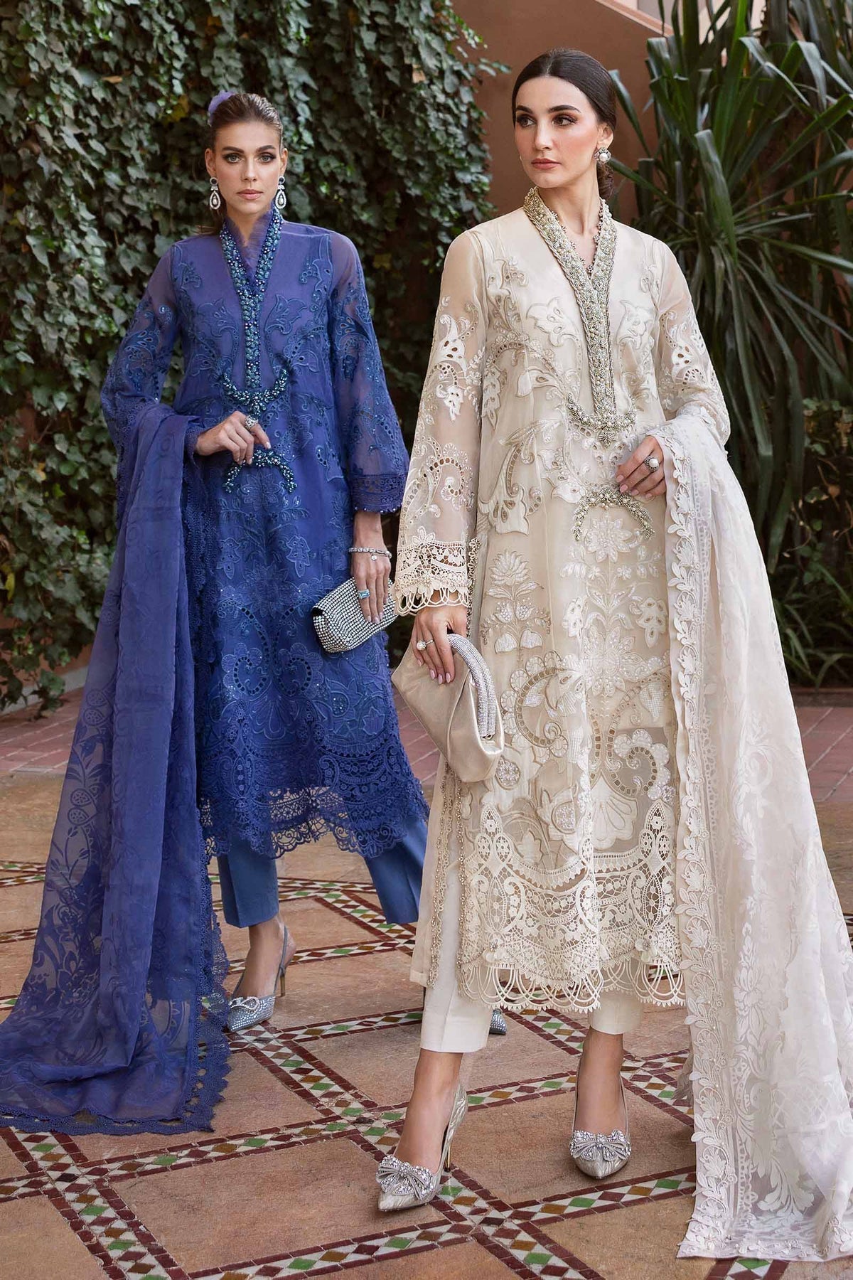 Maria B | Luxury Lawn 25 | D-2506-B - Official Maria B stockist in UK - Sakeena London