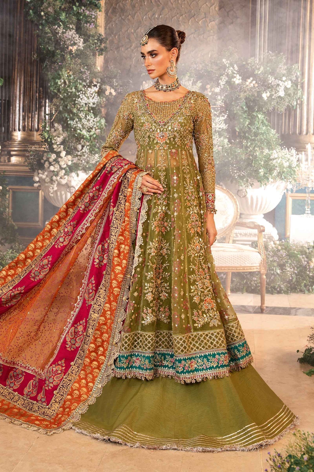 Maria B | Embroidered Formals 24 | Organza Suit | BD-2906 - Official Maria B stockist in UK - Sakeena London