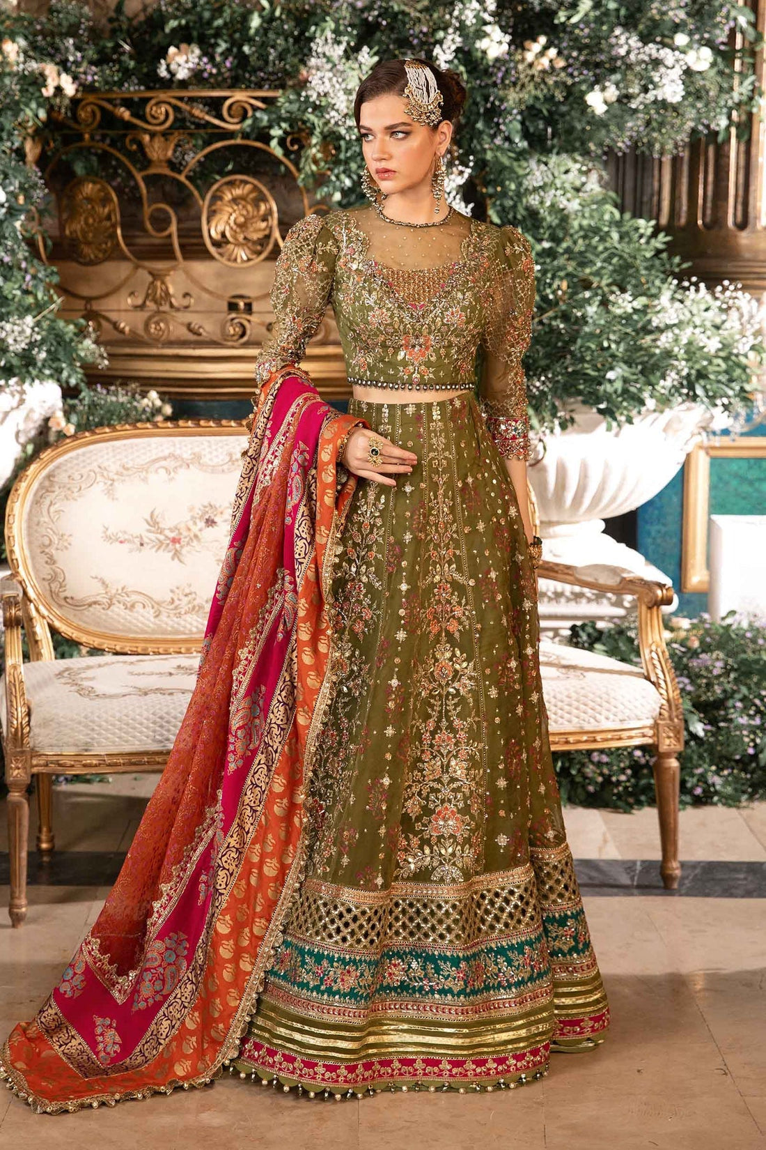 Maria B | Embroidered Formals 24 | Organza Suit | BD-2906 - Official Maria B stockist in UK - Sakeena London