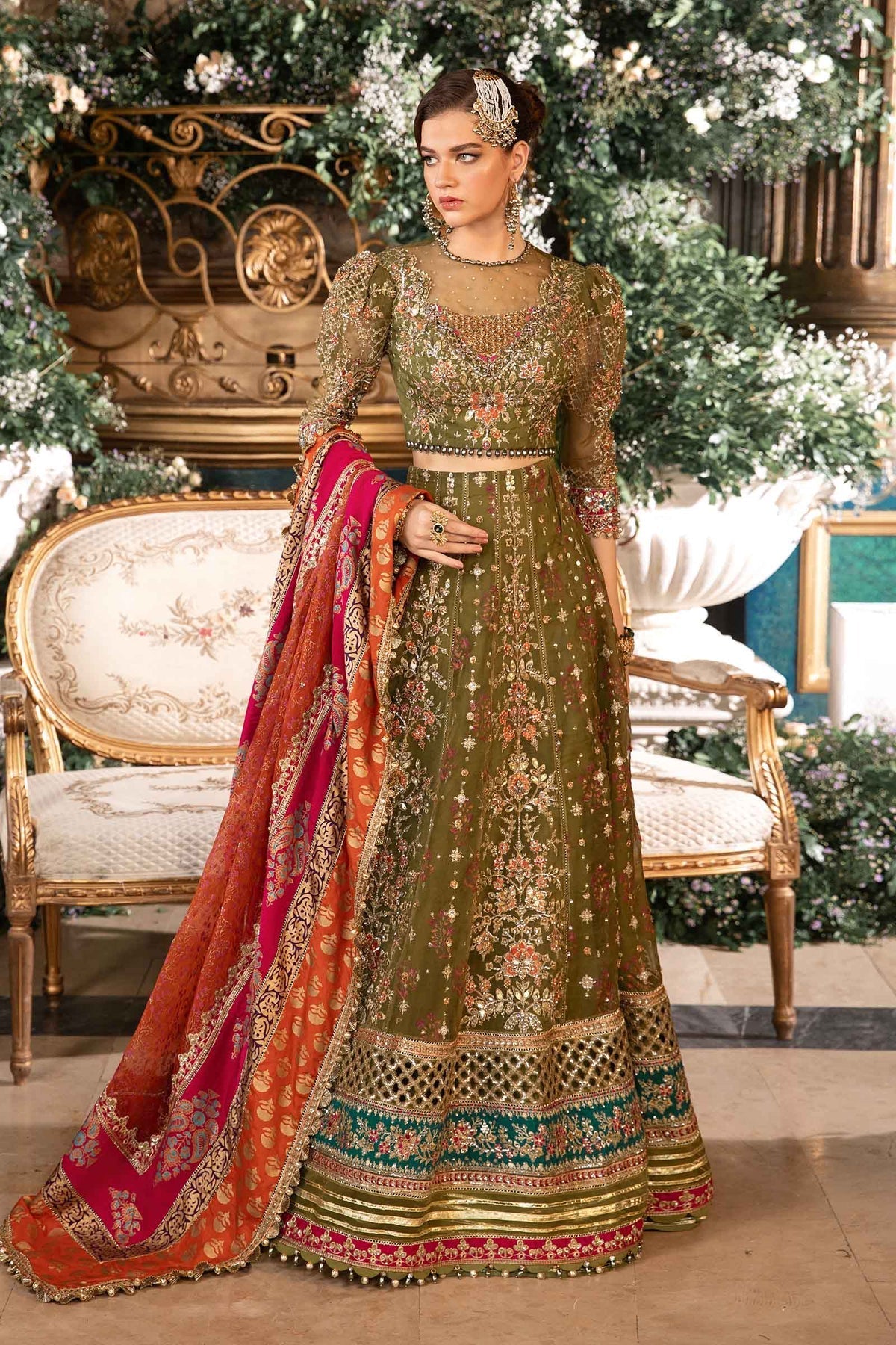Maria B | Embroidered Formals 24 | Organza Suit | BD-2906 - Official Maria B stockist in UK - Sakeena London