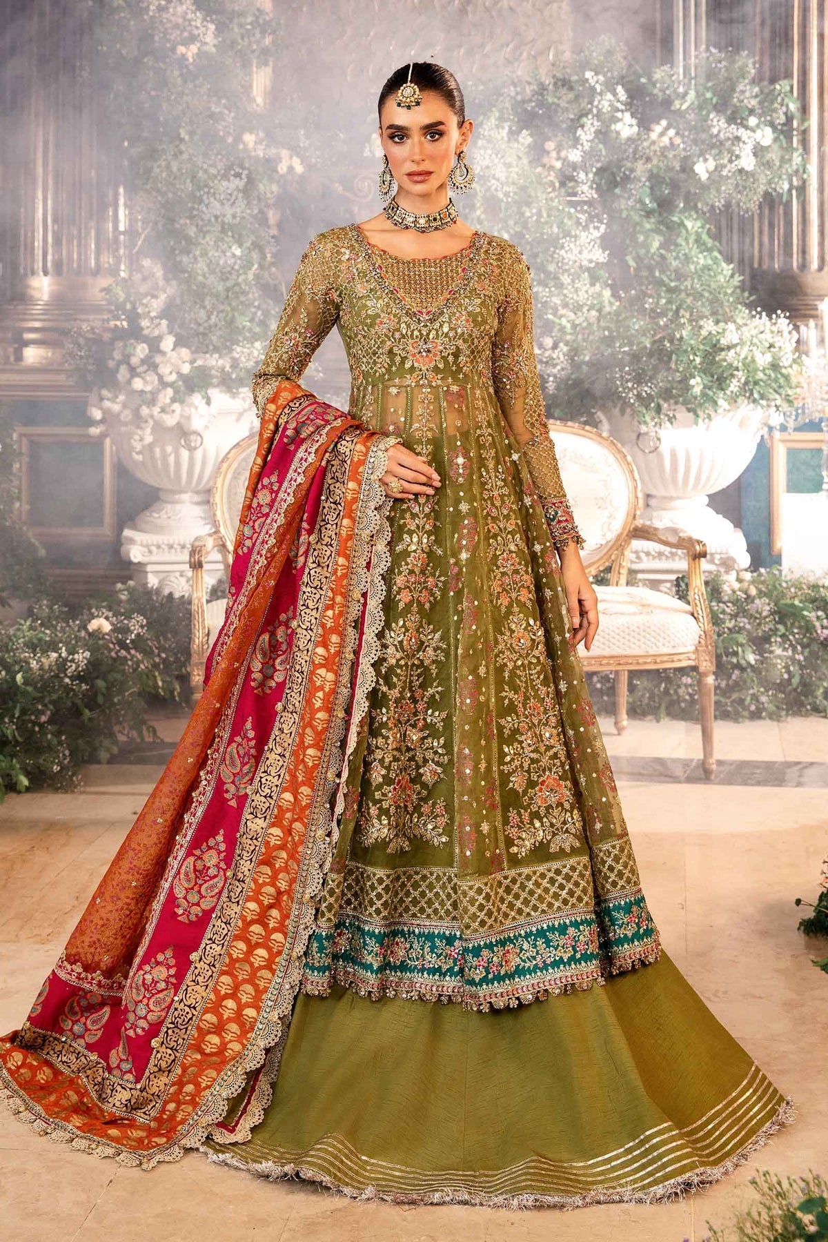Maria B | Embroidered Formals 24 | Organza Suit | BD-2906 - Official Maria B stockist in UK - Sakeena London