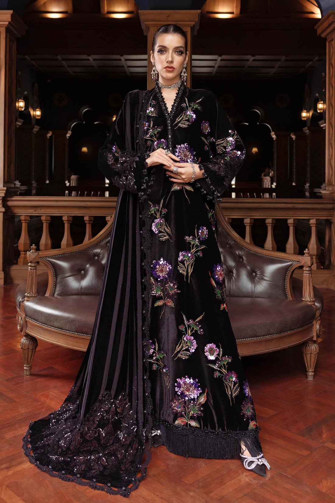 Maria B | Winter Luxe 25 | WL-1306 - Official Maria B stockist in UK - Sakeena London