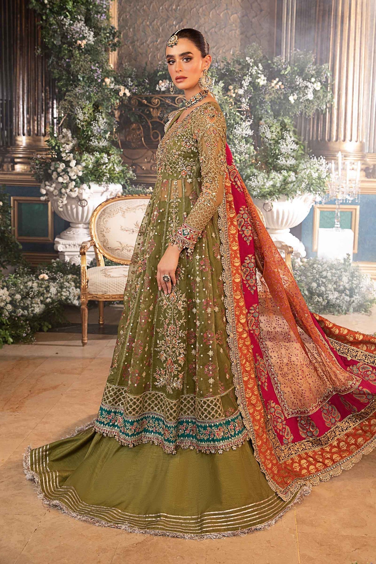 Maria B | Embroidered Formals 24 | Organza Suit | BD-2906 - Official Maria B stockist in UK - Sakeena London