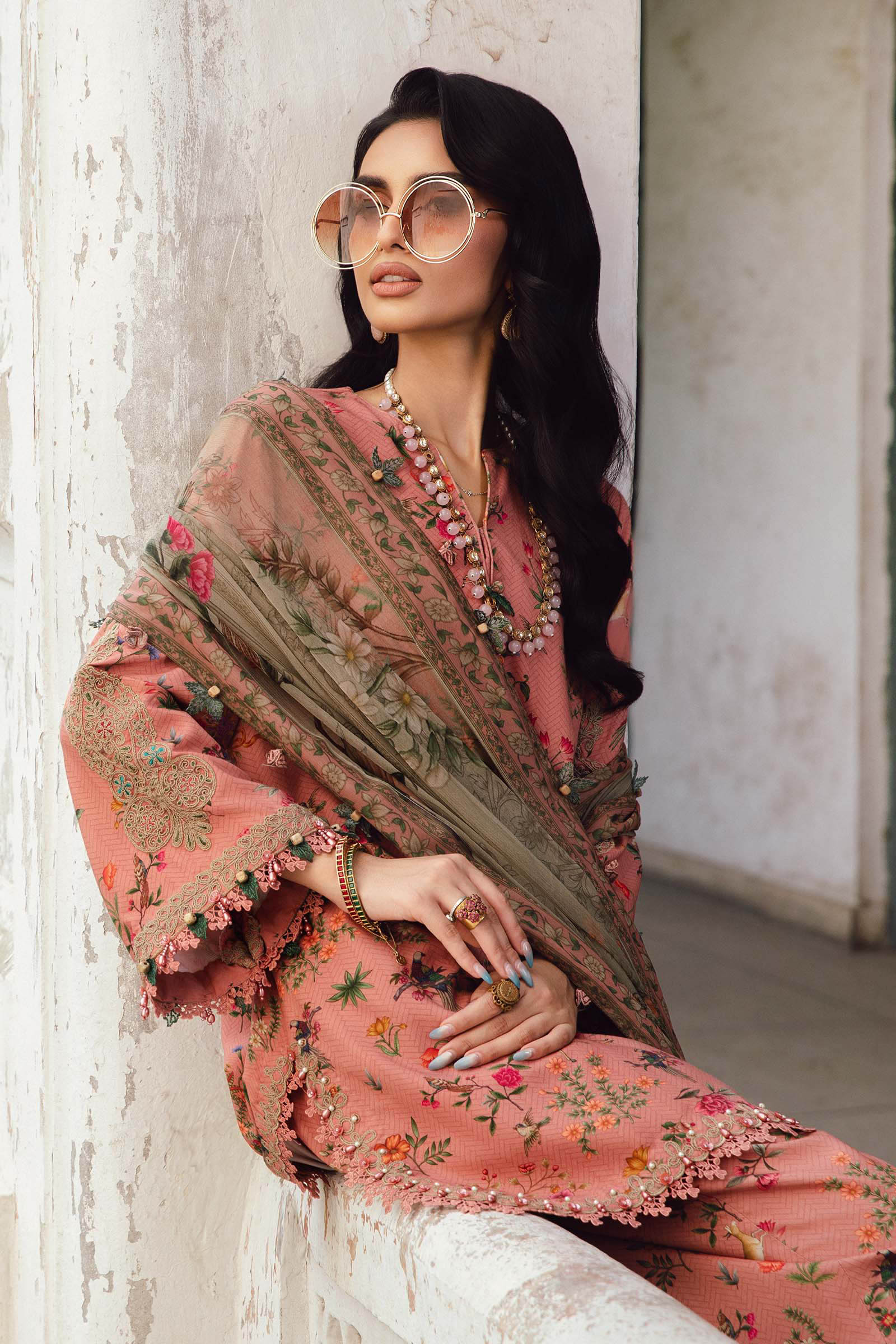 Maria B | M Prints Winter 25 |MPT-2707-A - Official Sakeena London stockist in UK - Sakeena London