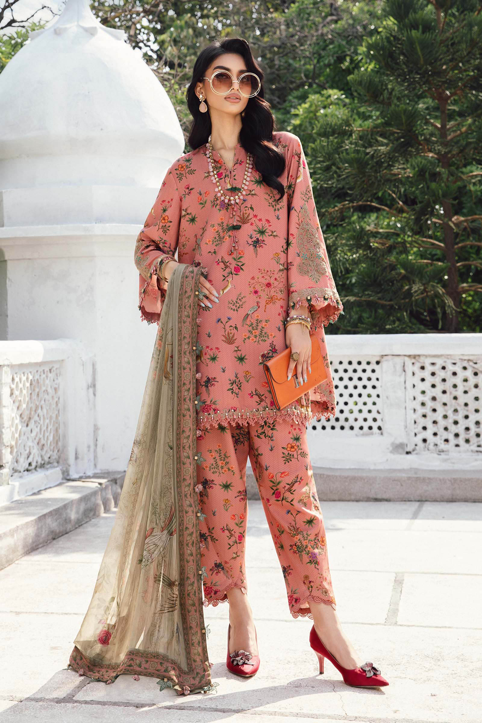 Maria B | M Prints Winter 25 |MPT-2707-A - Official Sakeena London stockist in UK - Sakeena London