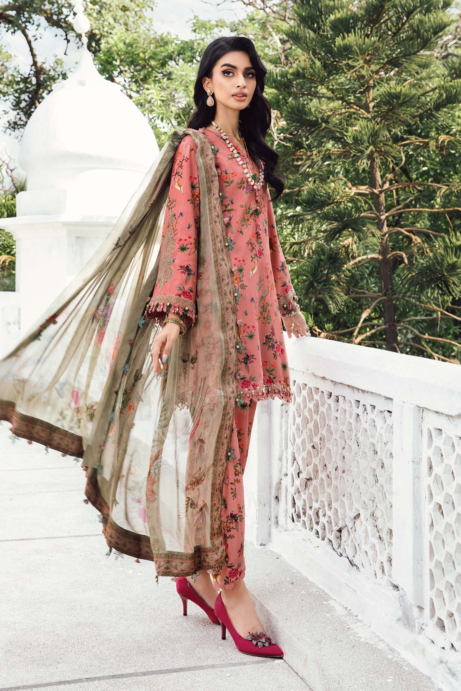 Maria B | M Prints Winter 25 |MPT-2707-A - Official Sakeena London stockist in UK - Sakeena London