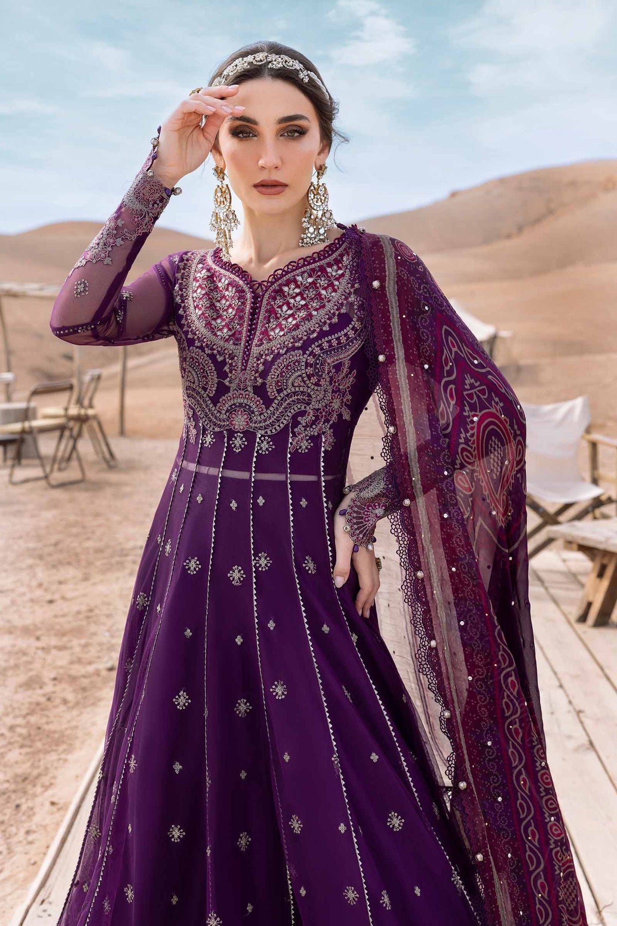 Maria B | Luxury Lawn 25 | D-2507-B - Official Maria B stockist in UK - Sakeena London
