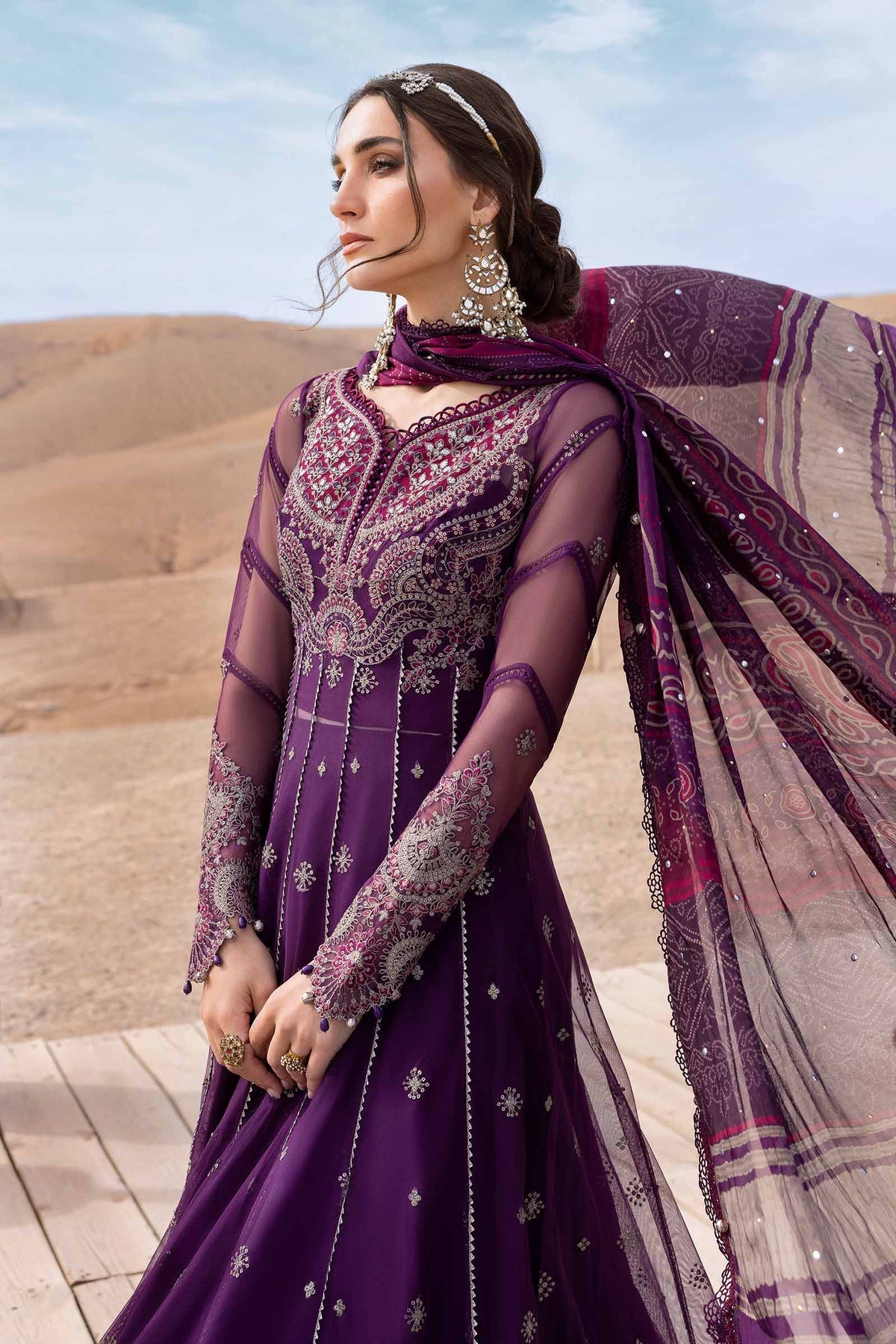 Maria B | Luxury Lawn 25 | D-2507-B - Official Maria B stockist in UK - Sakeena London