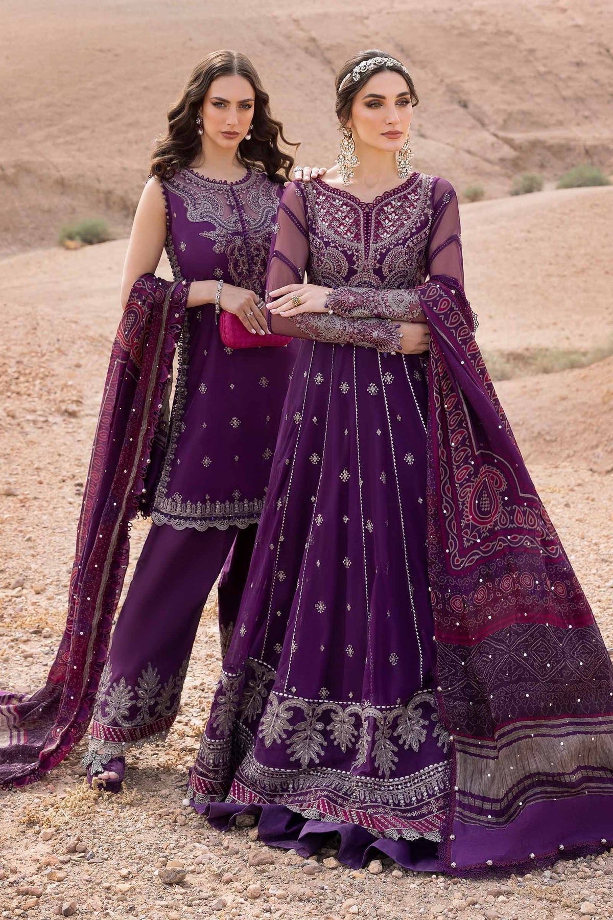 Maria B | Luxury Lawn 25 | D-2507-B - Official Maria B stockist in UK - Sakeena London