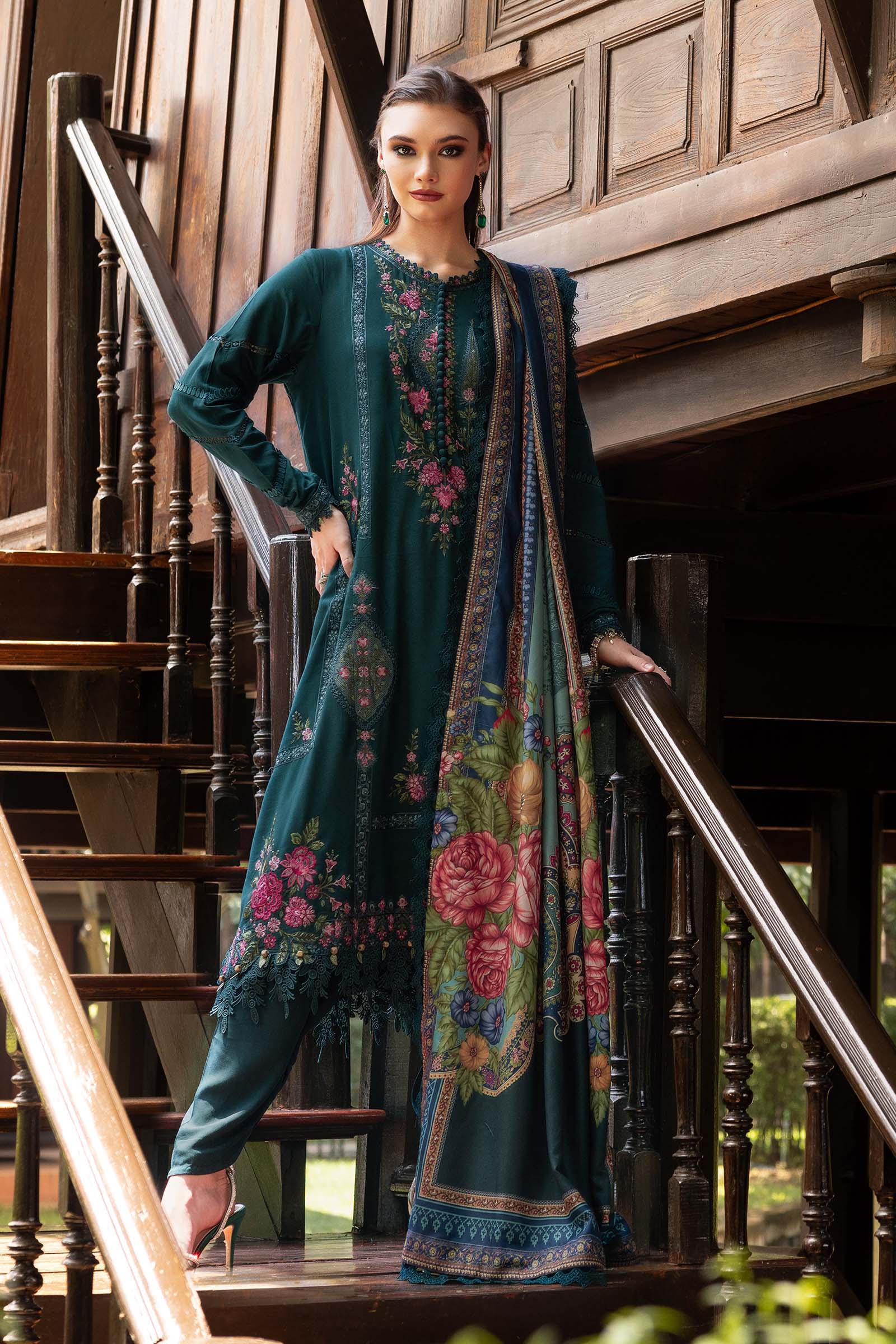 Maria B | M Prints Winter 25 | MPT-2807-B - Official Maria B stockist in UK - Sakeena London