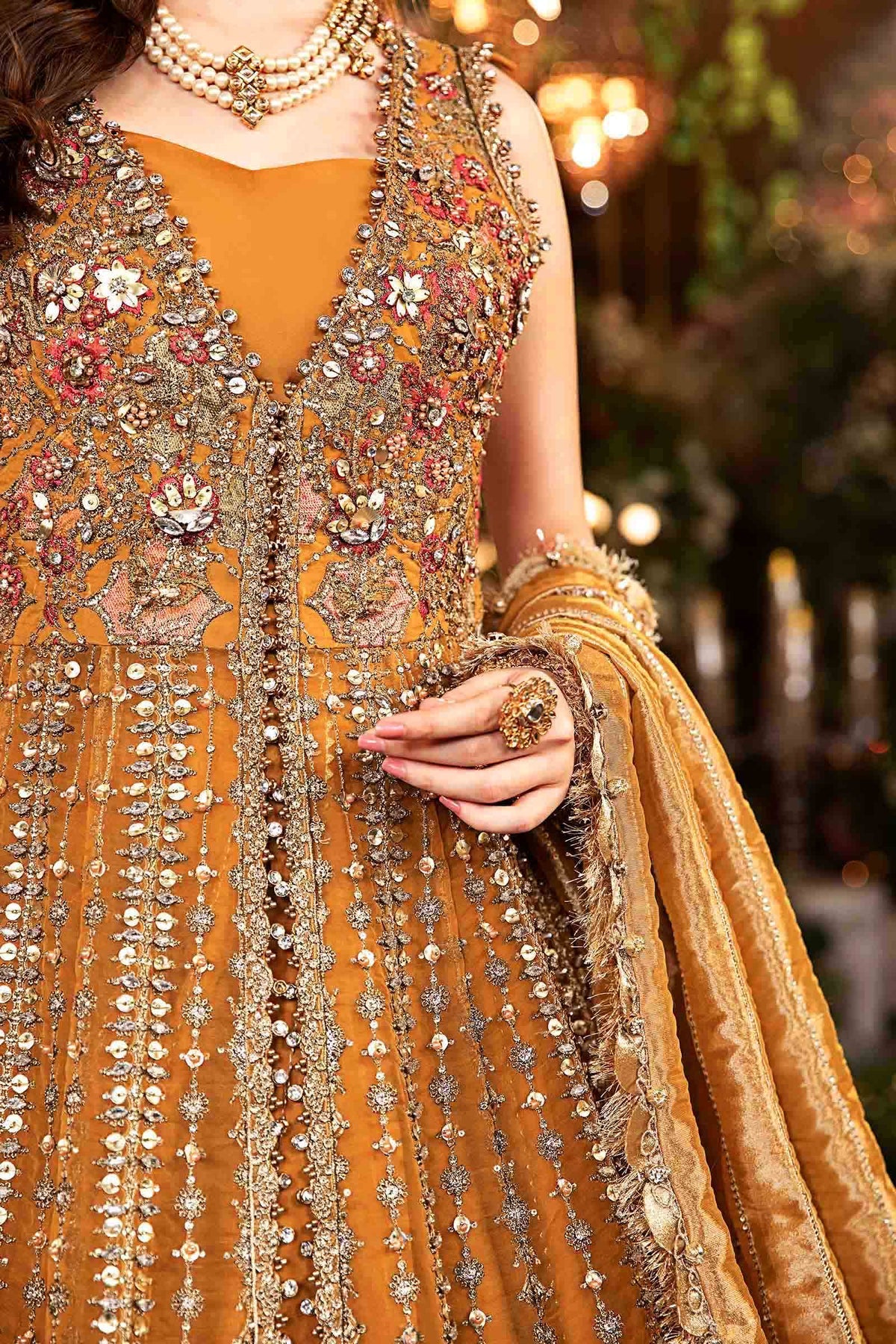 Maria B | Embroidered Formals 24 | Organza Suit | BD-2907 - Official Maria B stockist in UK - Sakeena London