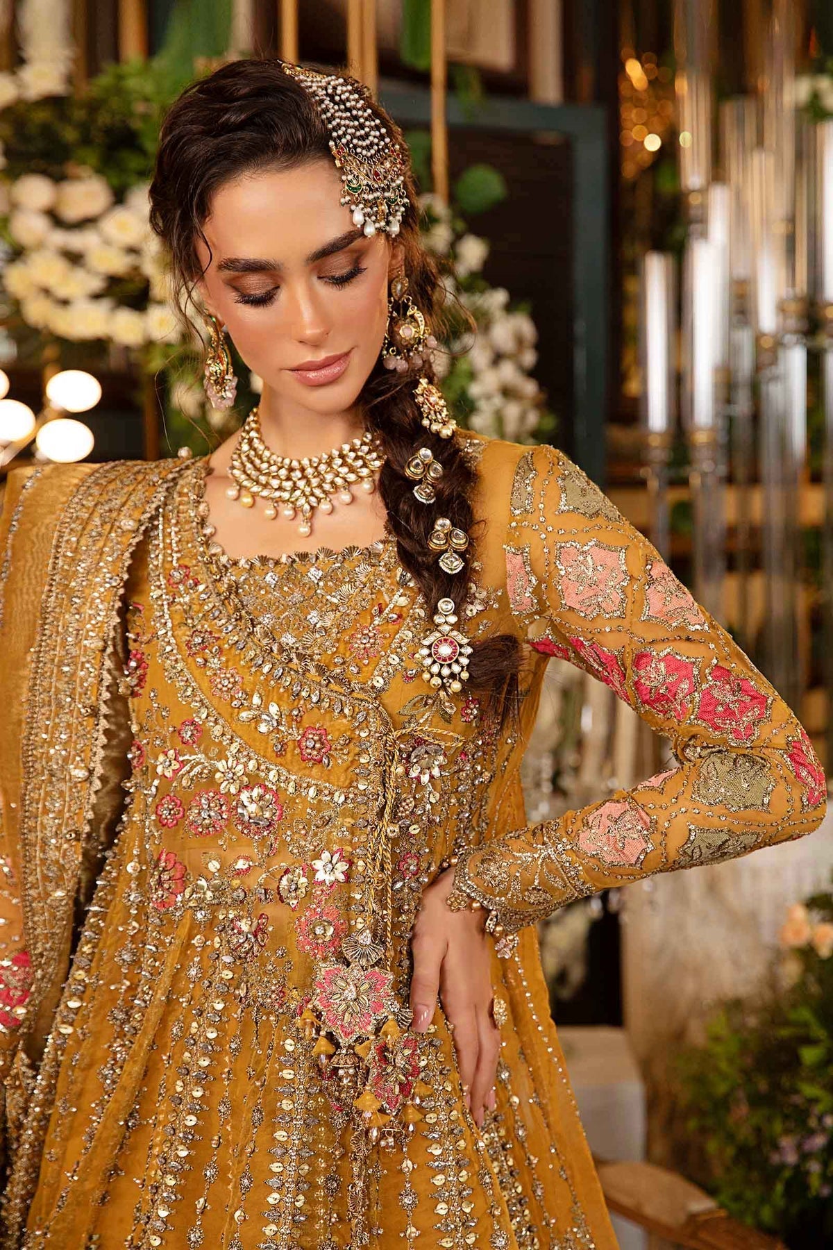 Maria B | Embroidered Formals 24 | Organza Suit | BD-2907 - Official Maria B stockist in UK - Sakeena London