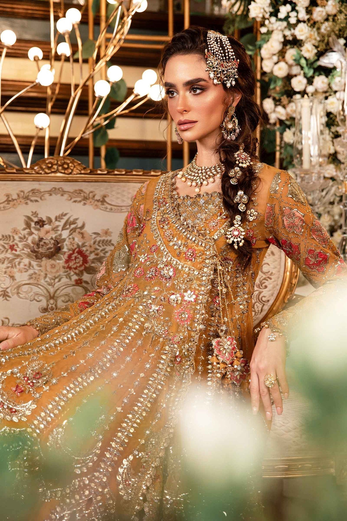 Maria B | Embroidered Formals 24 | Organza Suit | BD-2907 - Official Maria B stockist in UK - Sakeena London