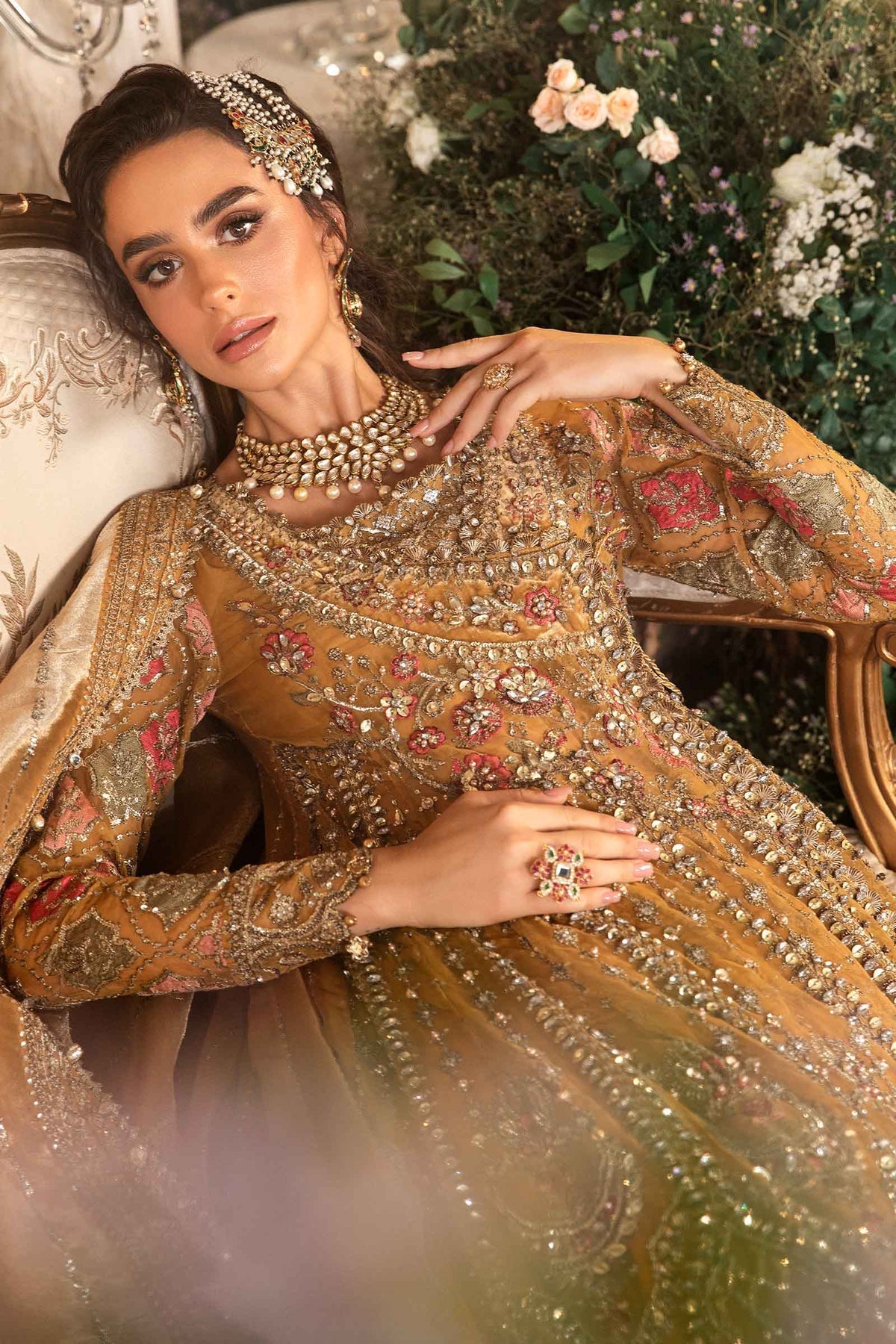 Maria B | Embroidered Formals 24 | Organza Suit | BD-2907 - Official Maria B stockist in UK - Sakeena London
