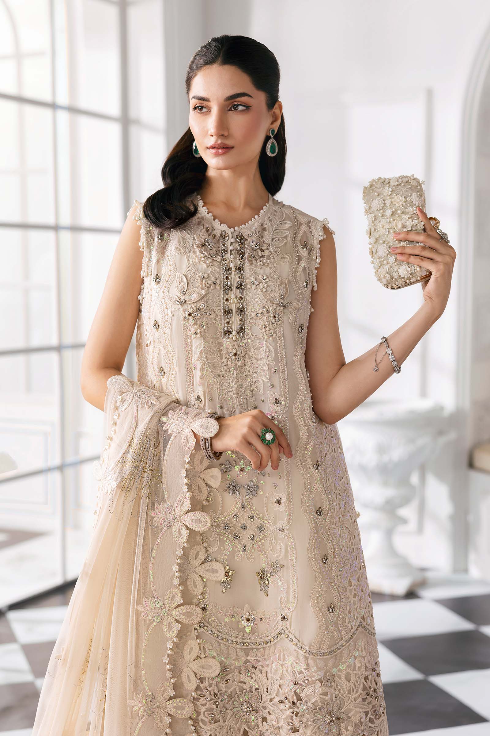 Maria B | Embroidered 2025 | BD-3007 - Official Maria B stockist in UK - Sakeena London