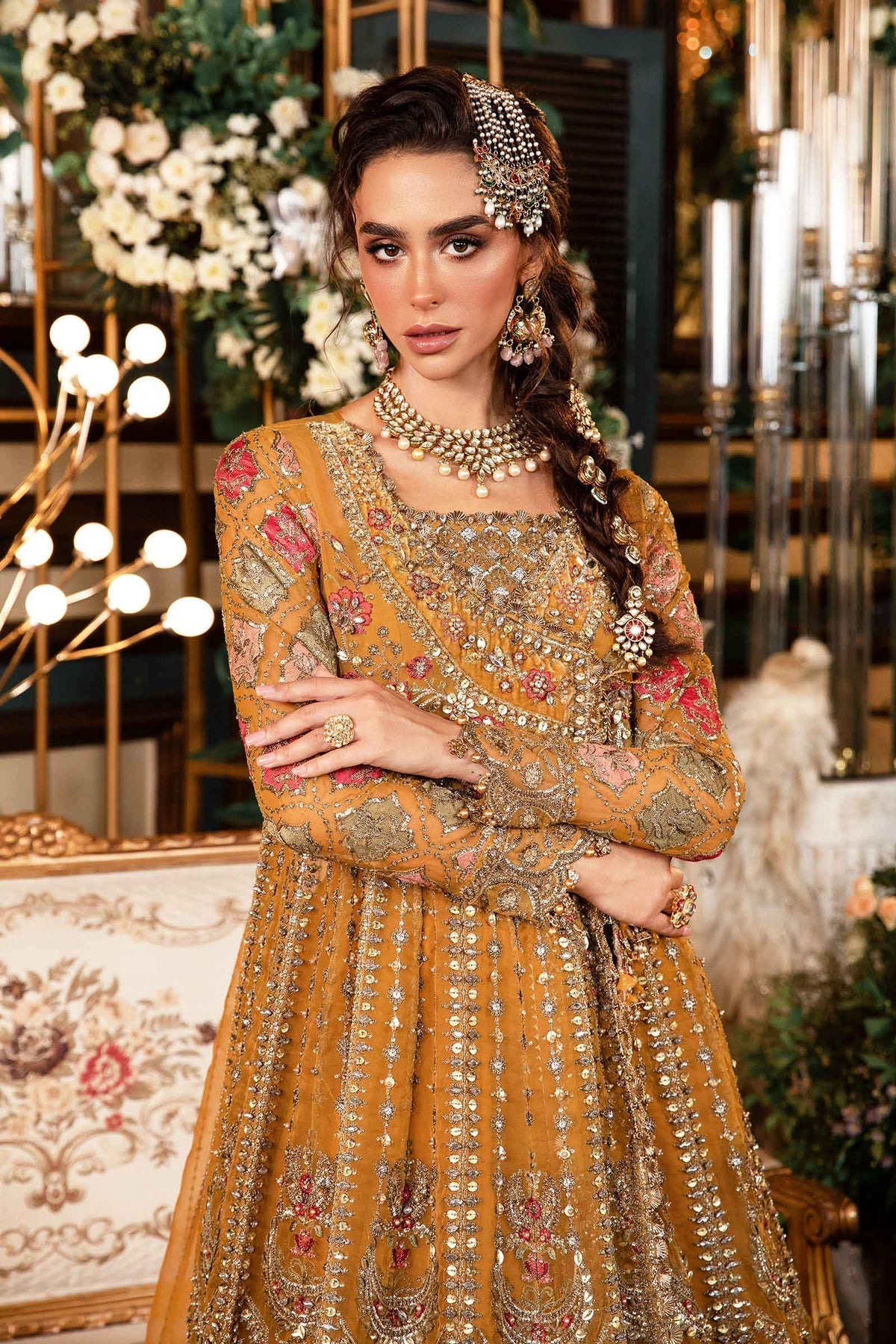 Maria B | Embroidered Formals 24 | Organza Suit | BD-2907 - Official Maria B stockist in UK - Sakeena London