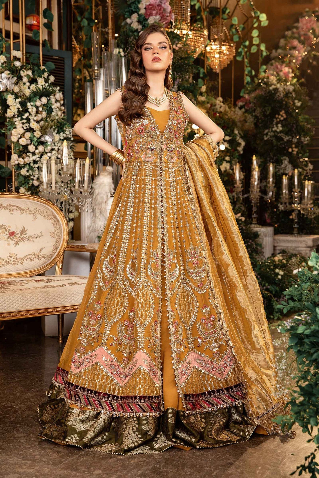 Maria B | Embroidered Formals 24 | Organza Suit | BD-2907 - Official Maria B stockist in UK - Sakeena London