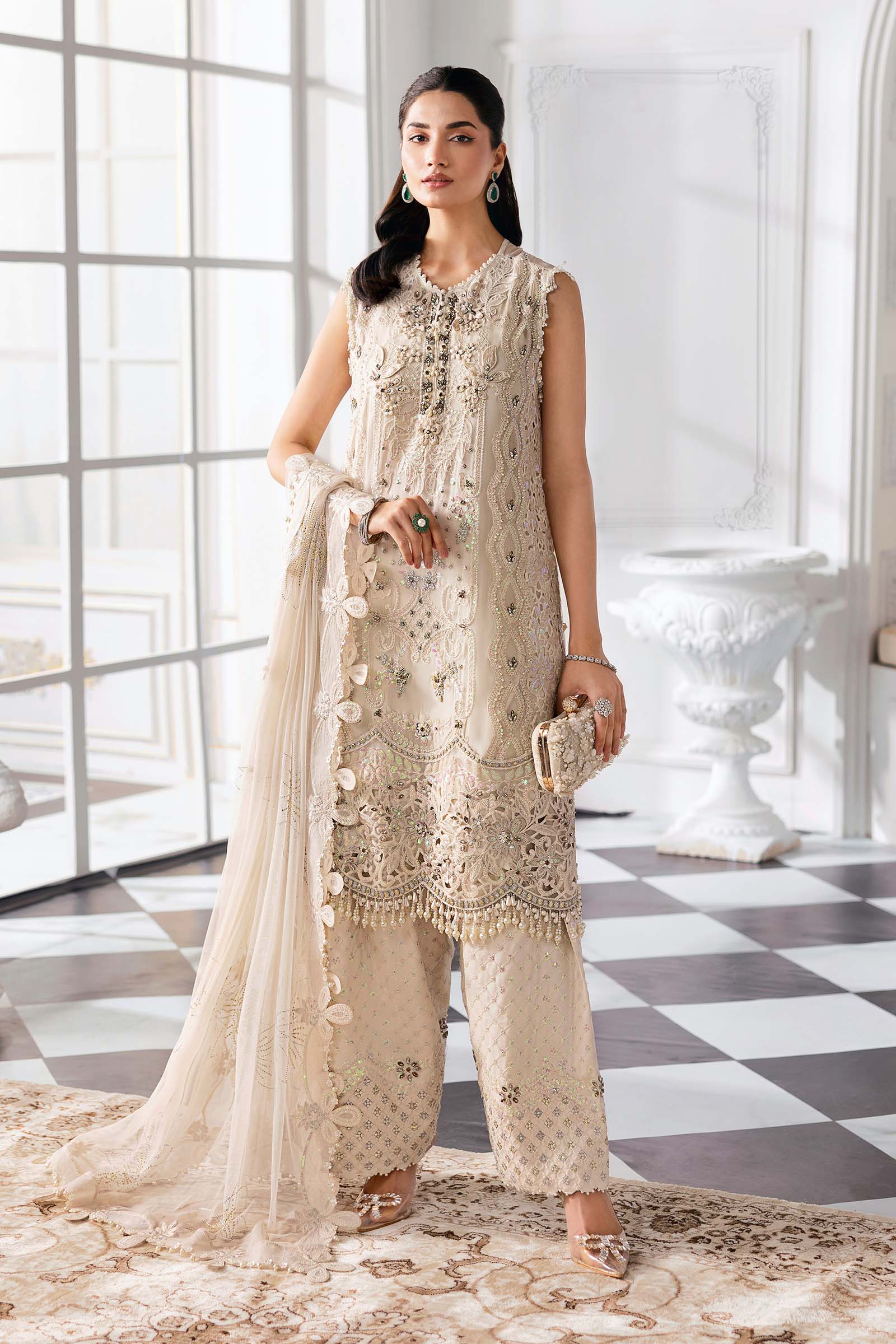 Maria B | Embroidered 2025 | BD-3007 - Official Maria B stockist in UK - Sakeena London