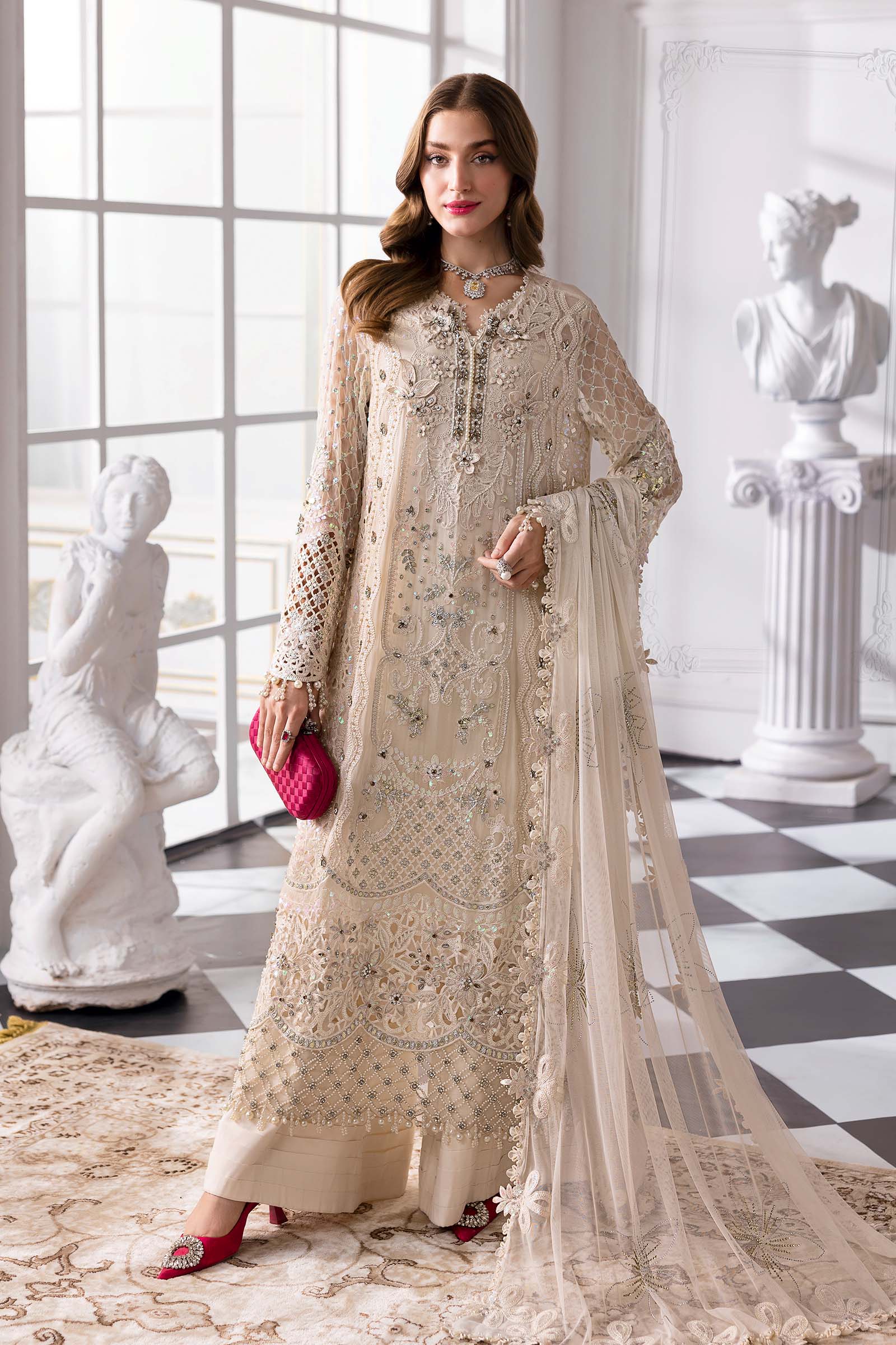 Maria B | Embroidered 2025 | BD-3007 - Official Maria B stockist in UK - Sakeena London