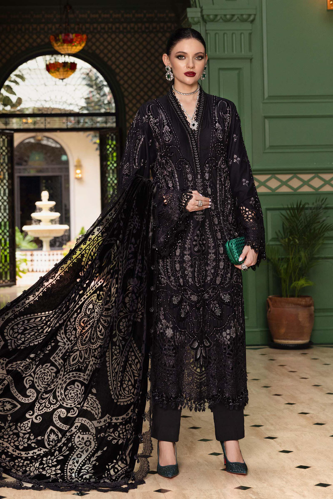 Maria B | Winter Luxe 25 | WL-1307 - Official Maria B stockist in UK - Sakeena London