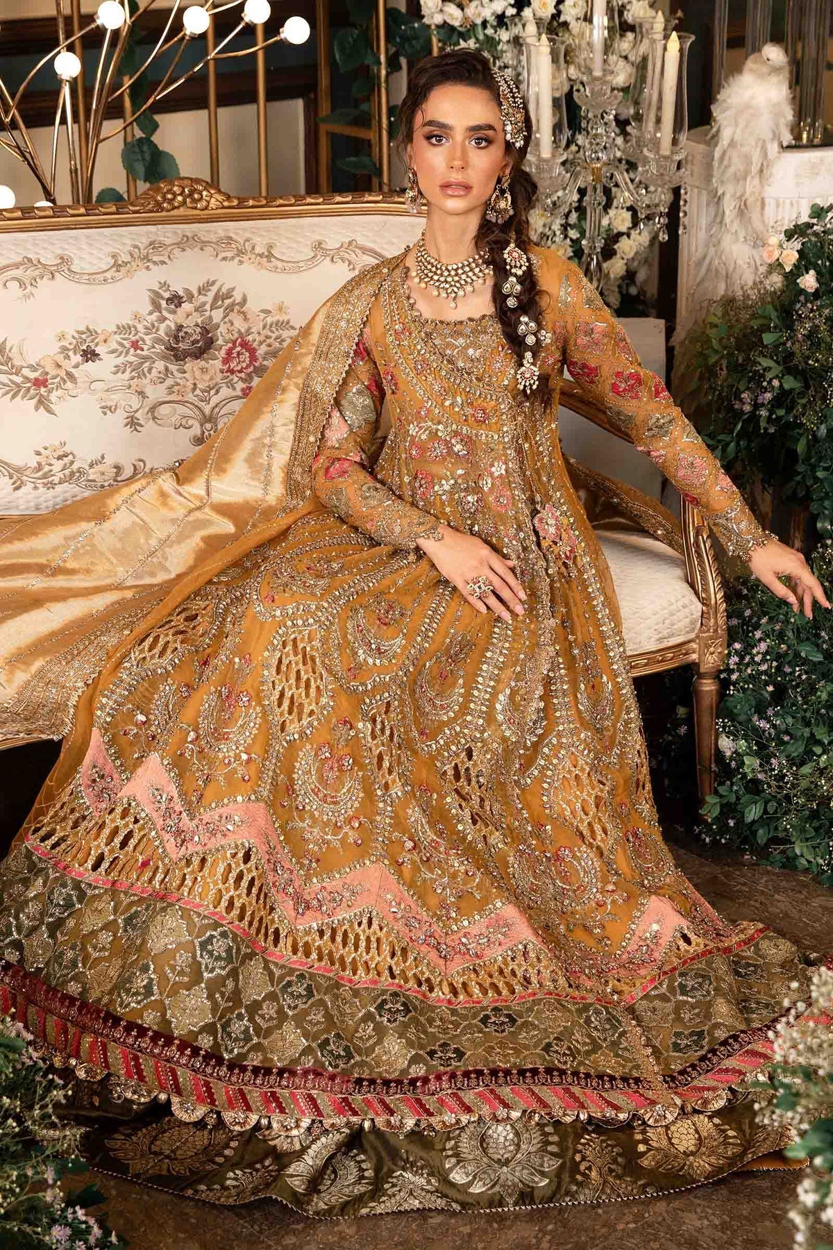 Maria B | Embroidered Formals 24 | Organza Suit | BD-2907 - Official Maria B stockist in UK - Sakeena London