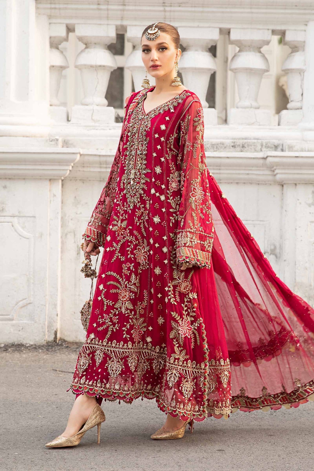 Maria B | Chiffon Formals 24 | Chiffon Suit | MPC-24-107 - Official Maria B stockist in UK - Sakeena London